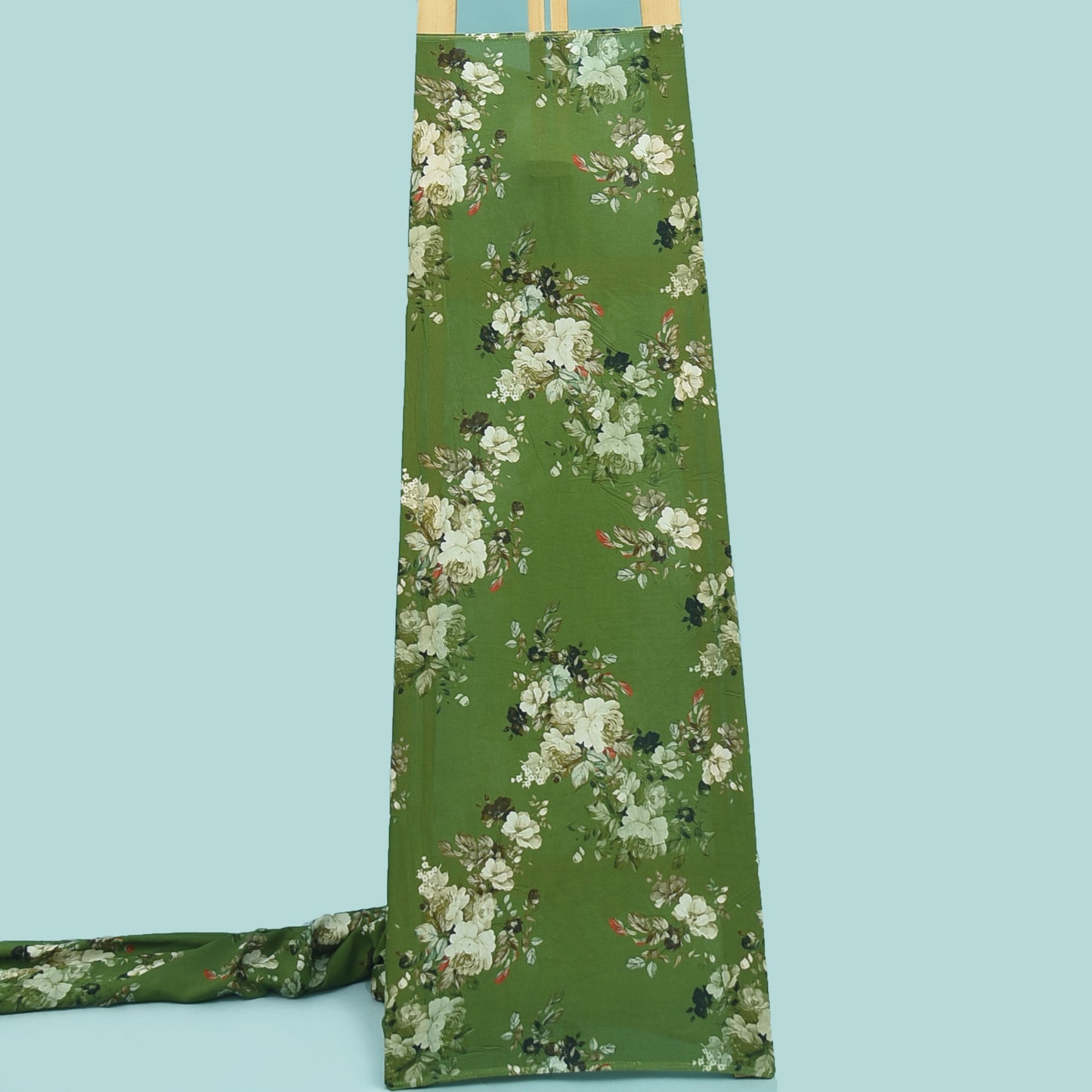 Multicolor Digital Muslin Print Fabric