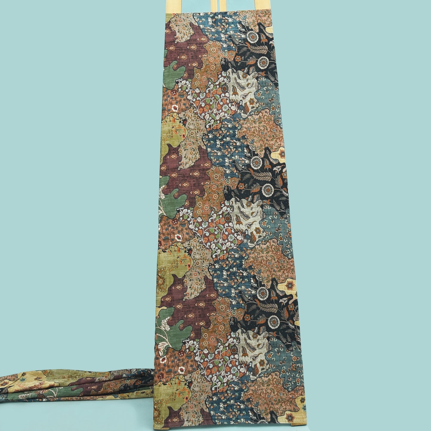 Multicolor Digital Muslin Print Fabric