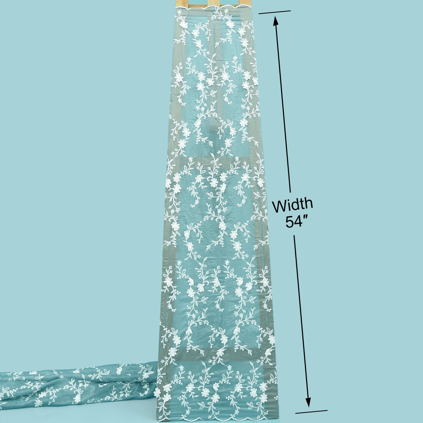 Chanderi Embroidery Fabric