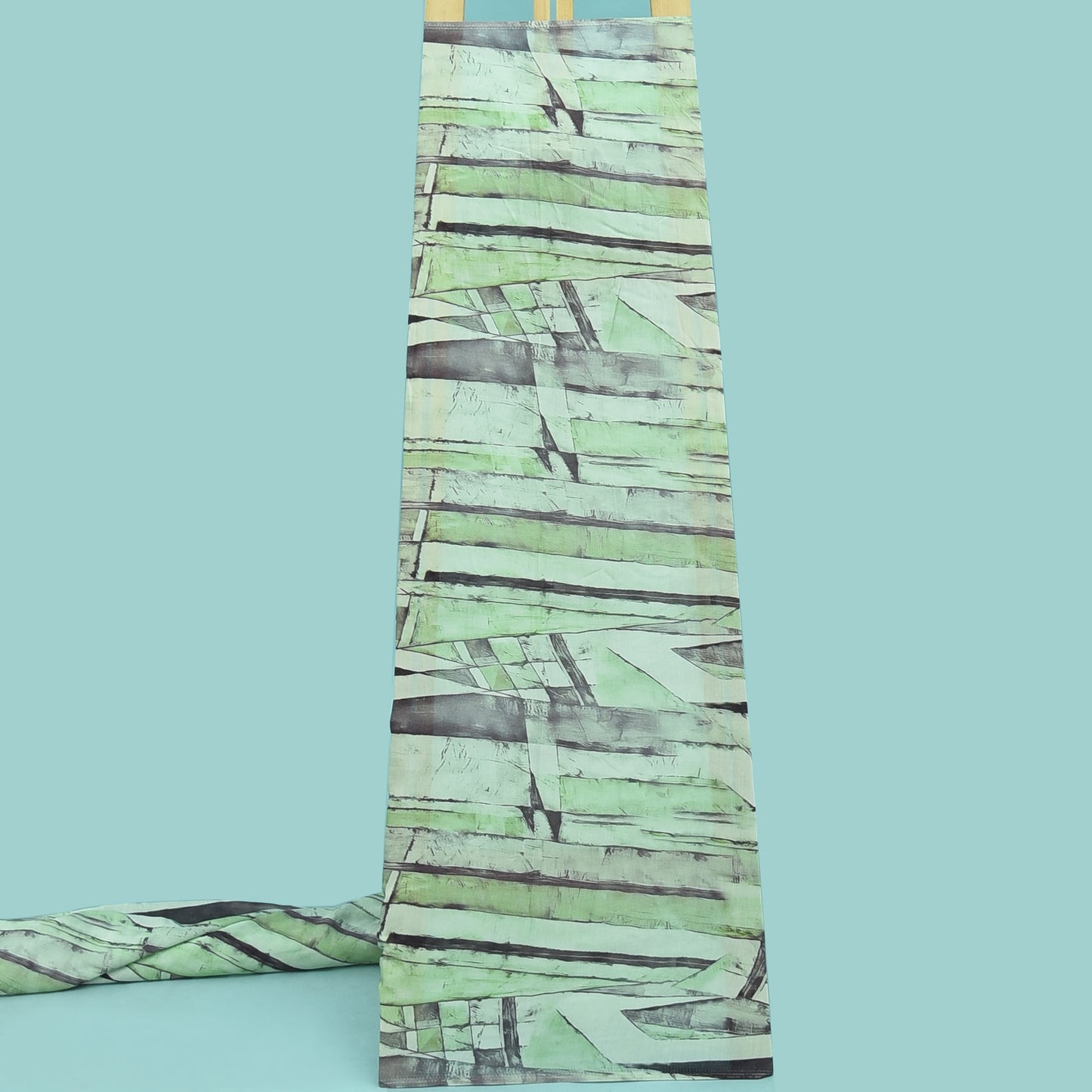 Multicolor Digital Muslin Print Fabric