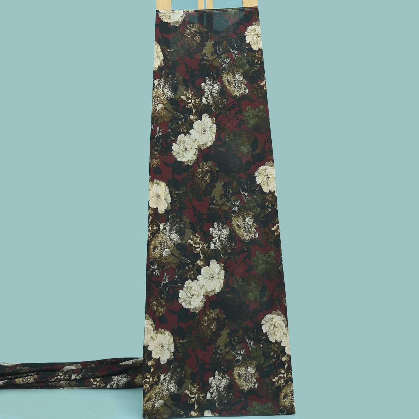 Multicolor Digital Muslin Print Fabric