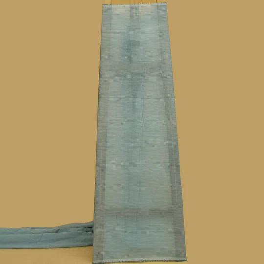 Grey Color Crush Tissue Fabric (Cut Pieces 3Mtr)