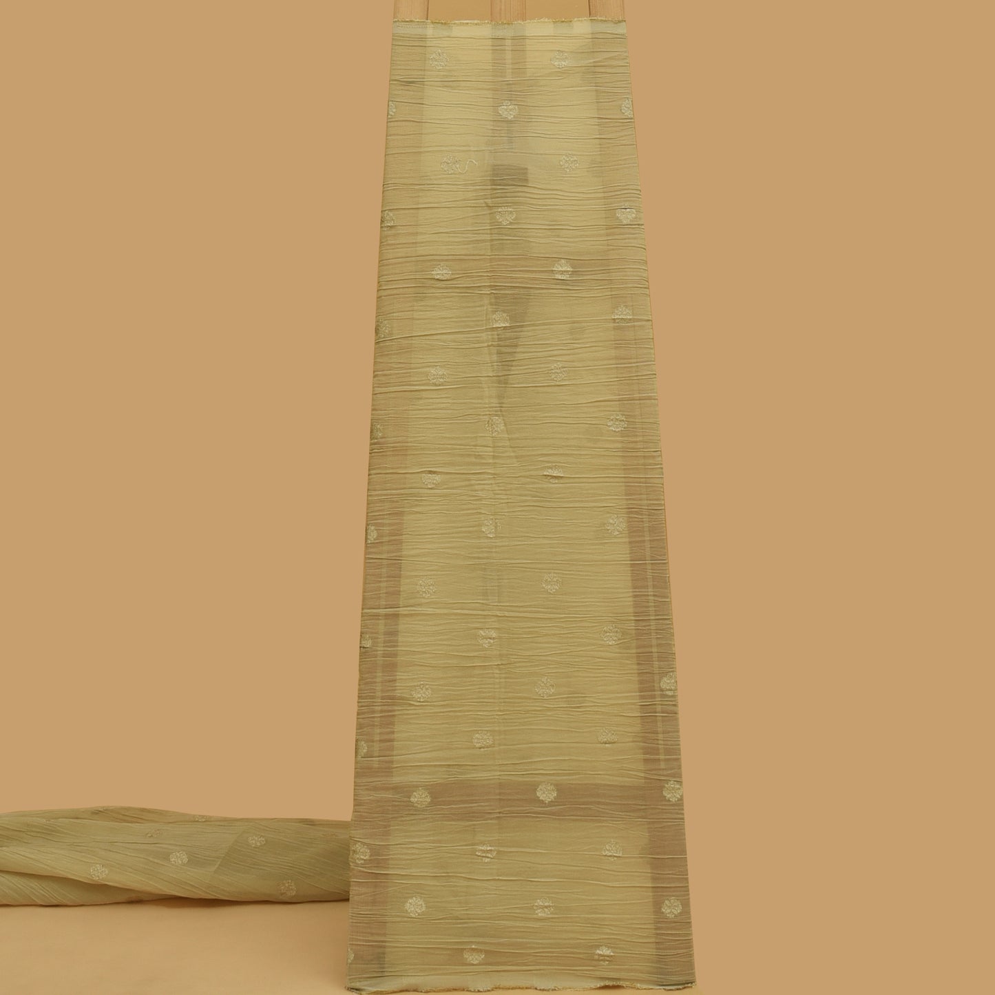 Colored Crush Tissue Booti Fabric