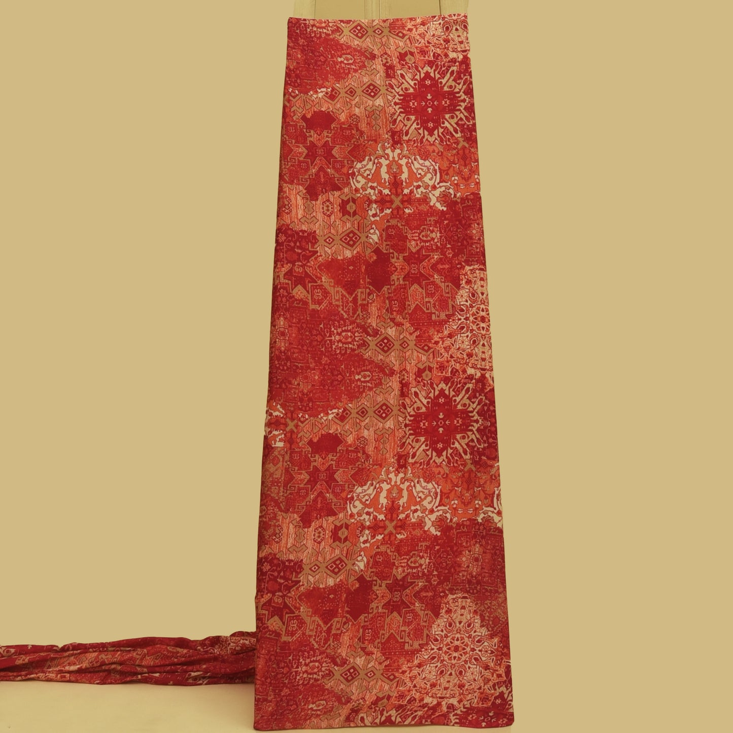 Multicolor Modal Satin Print Fabric