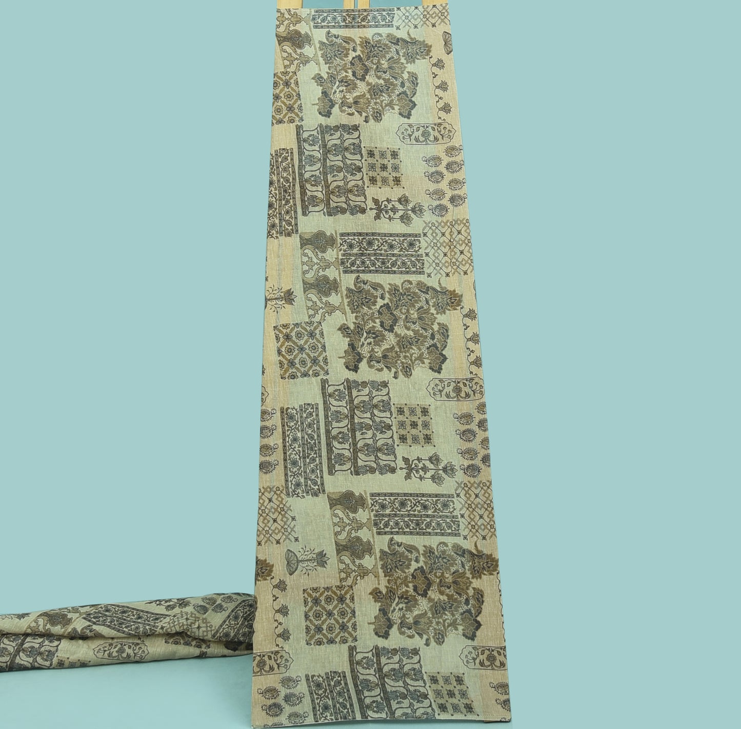 Floral Linen Print Fabric