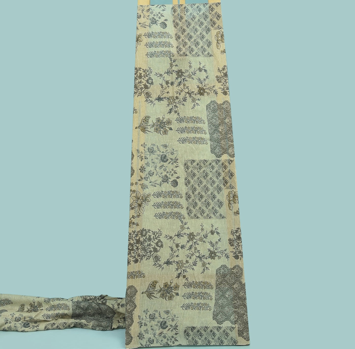 Floral Linen Print Fabric