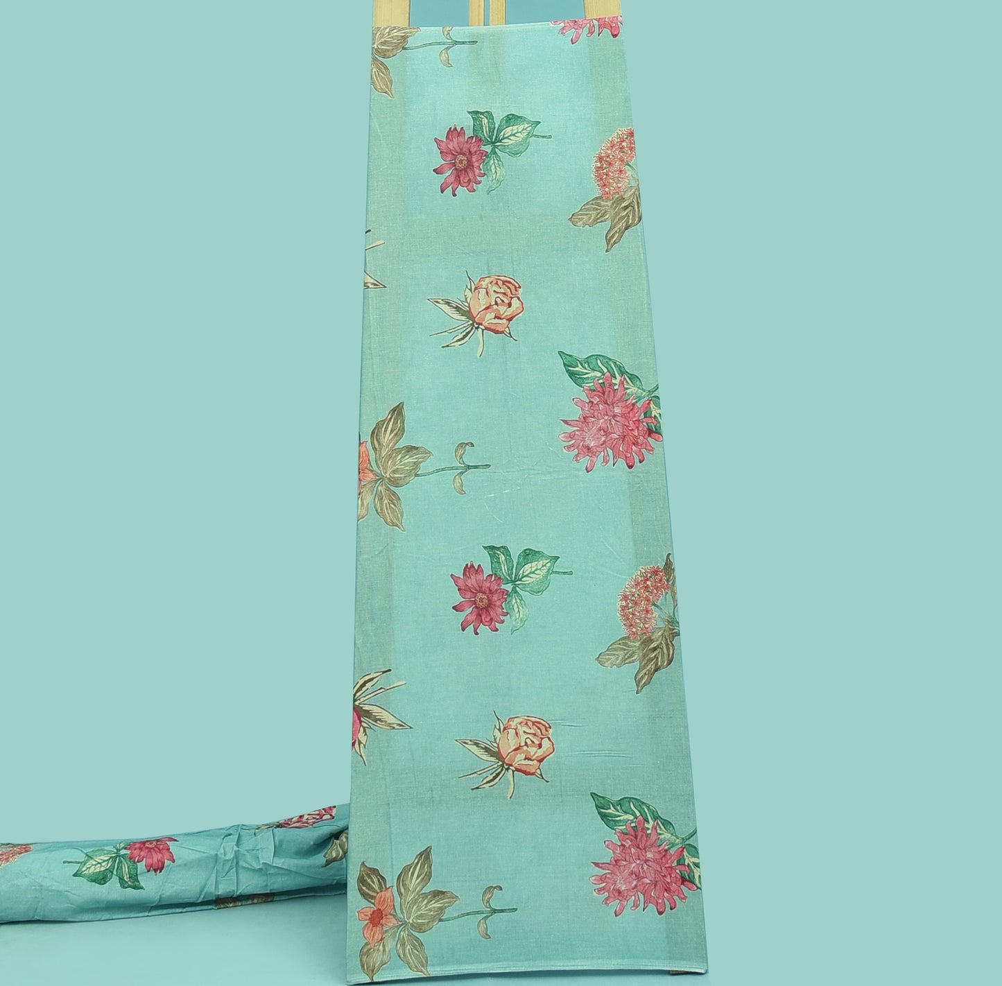 Multicolor Floral MulMul Print Fabric