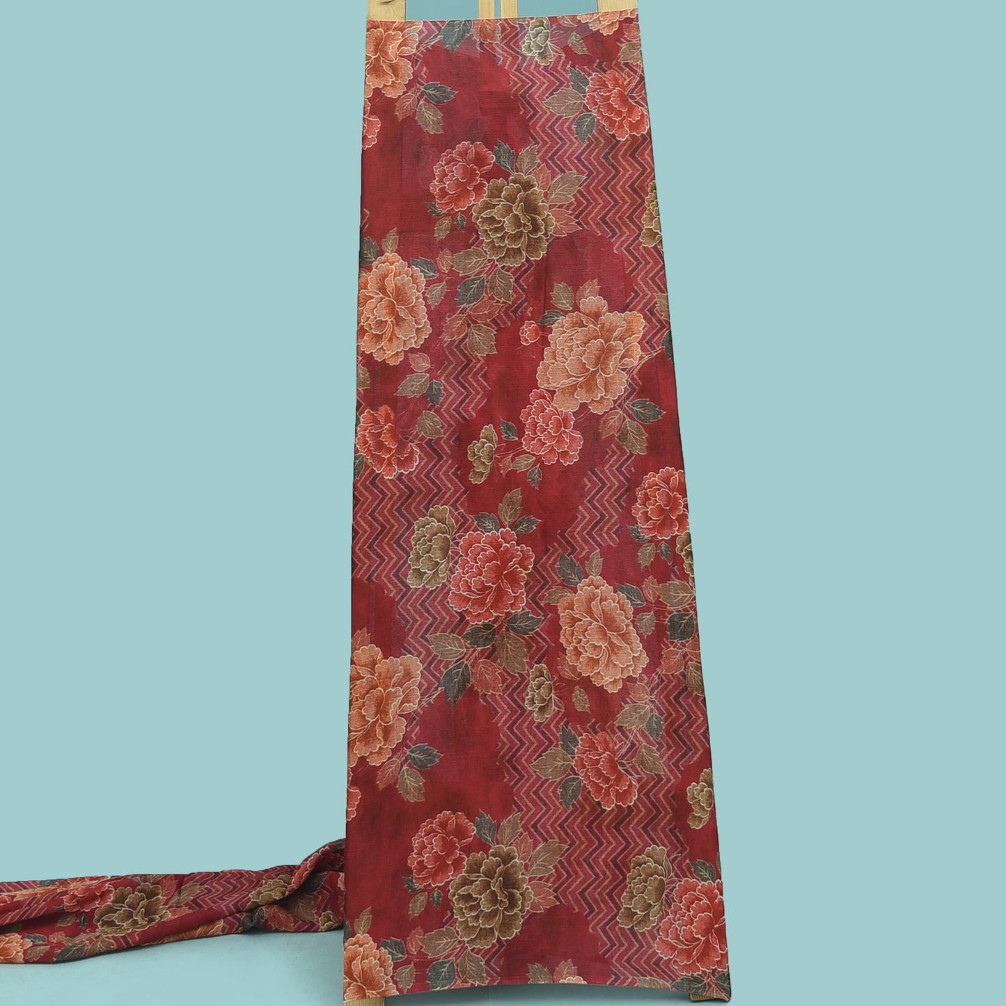 Floral Hydra Chinon Print Fabric