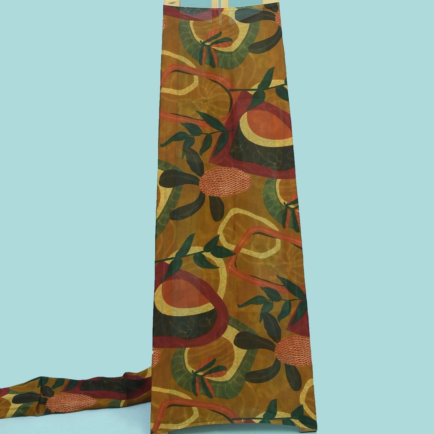 Multicolor Hydra Chinon Print Fabric