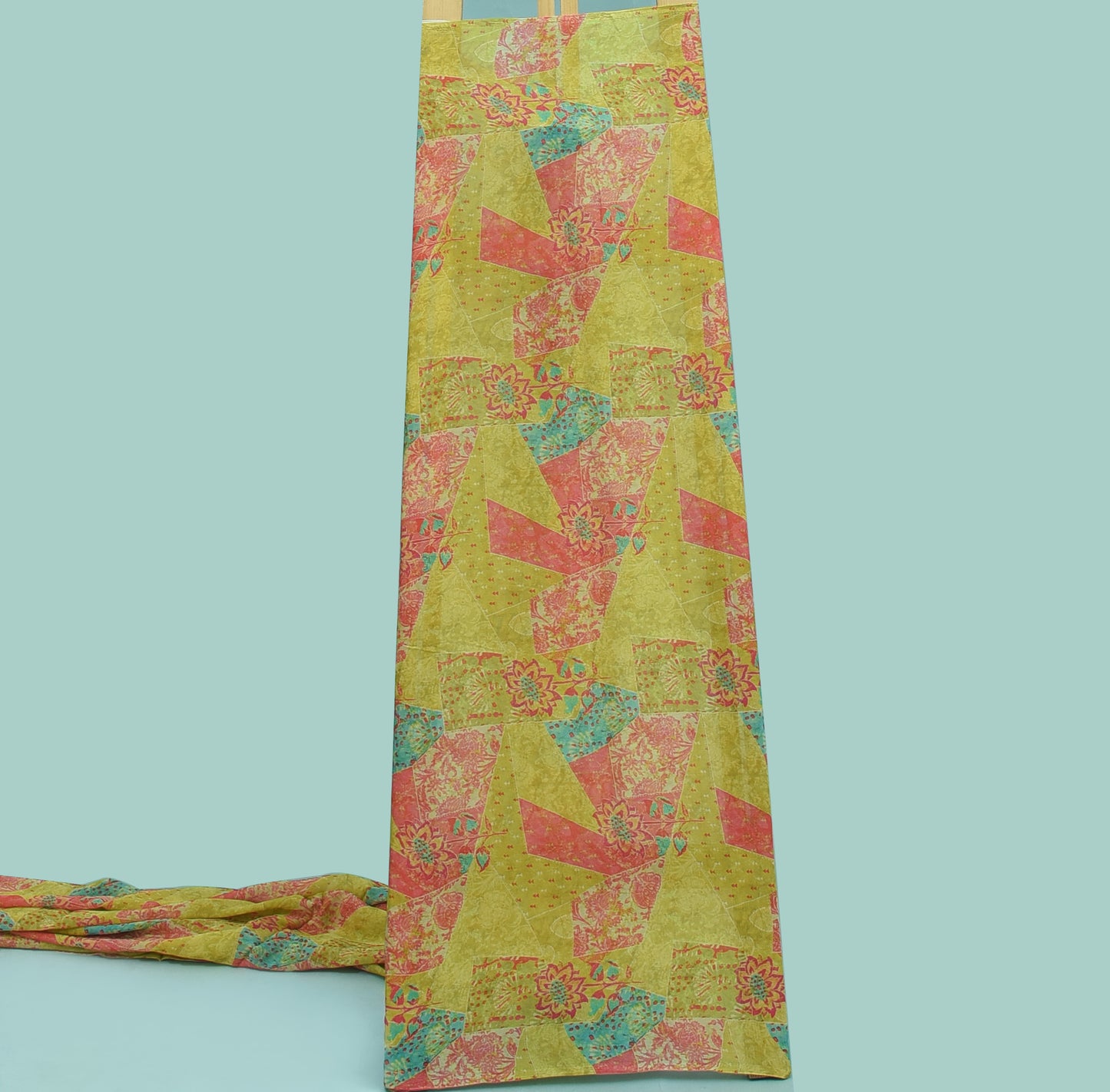 Multicolor Hydra Chinon Print Fabric