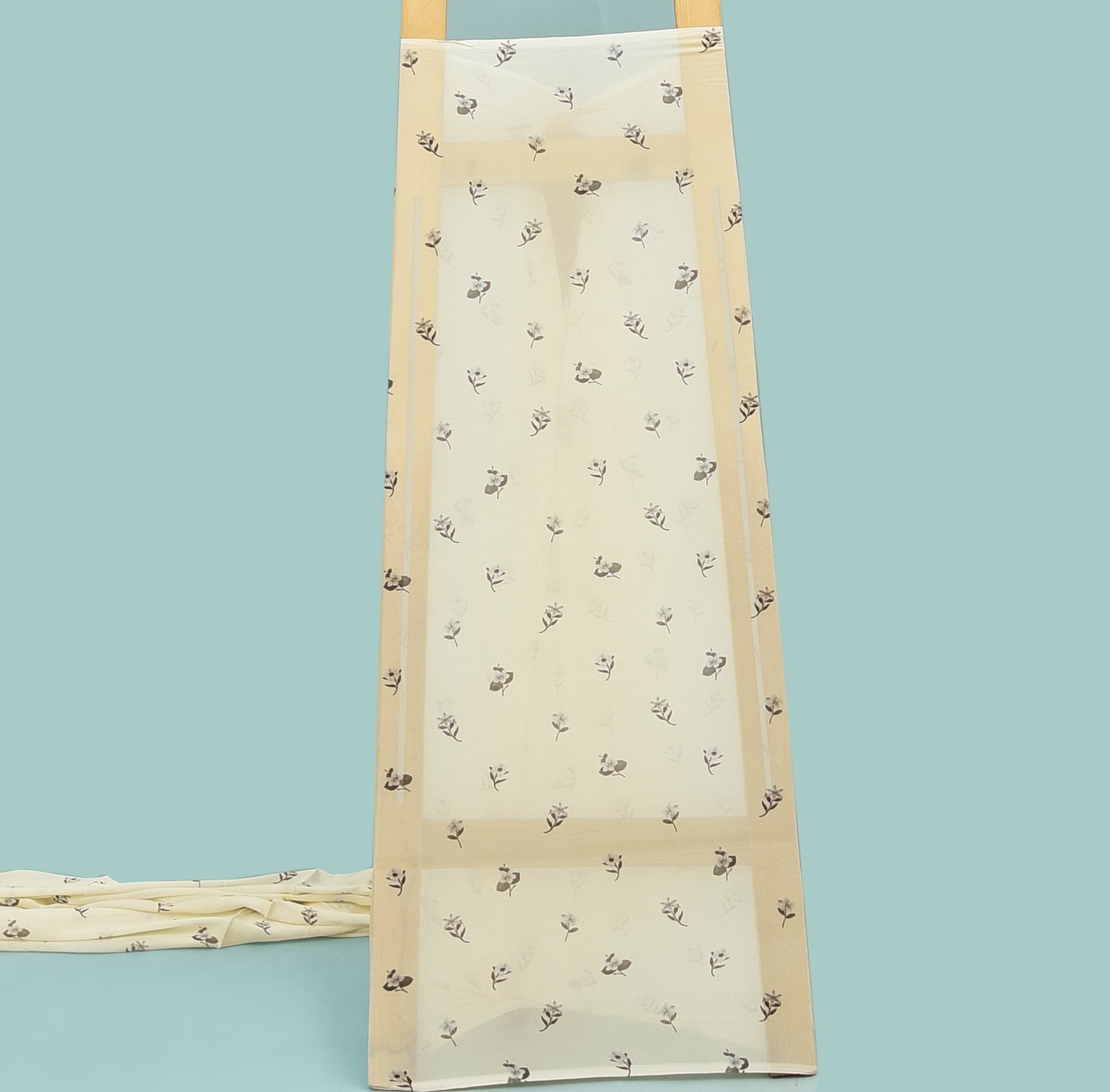 Floral Hydra Chinon Print Fabric