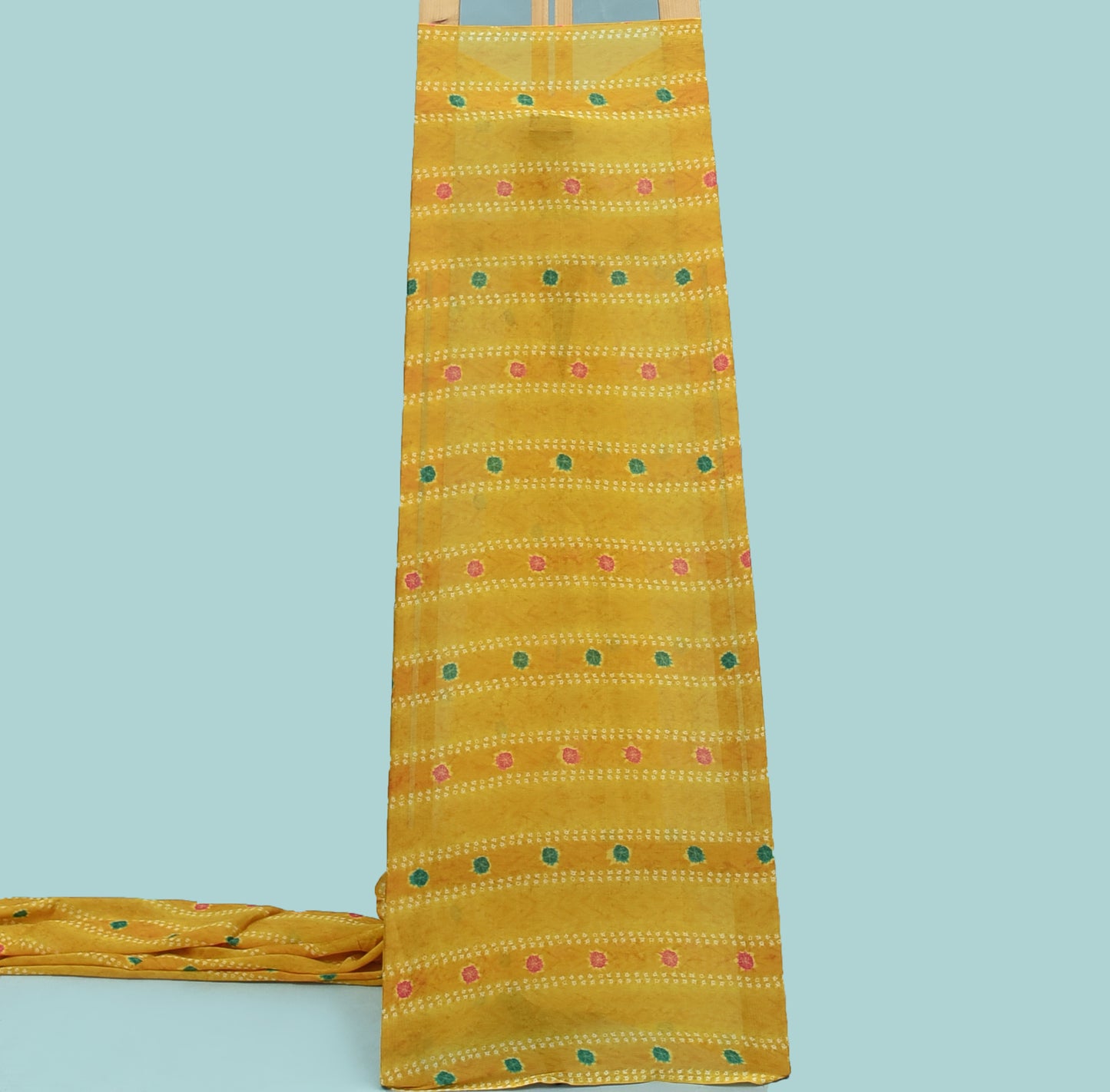 Colored Hydra Chinon Print Fabric