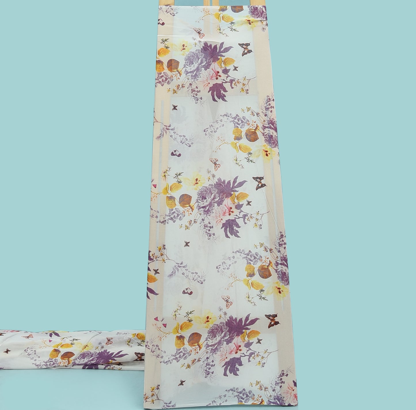 Multicolor Hydra Chinon Print Fabric