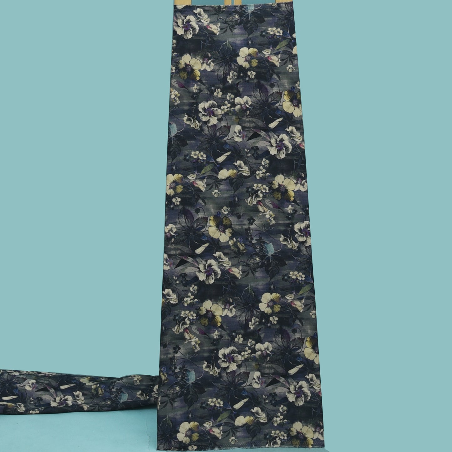 Multicolor Pashmina Print Fabric