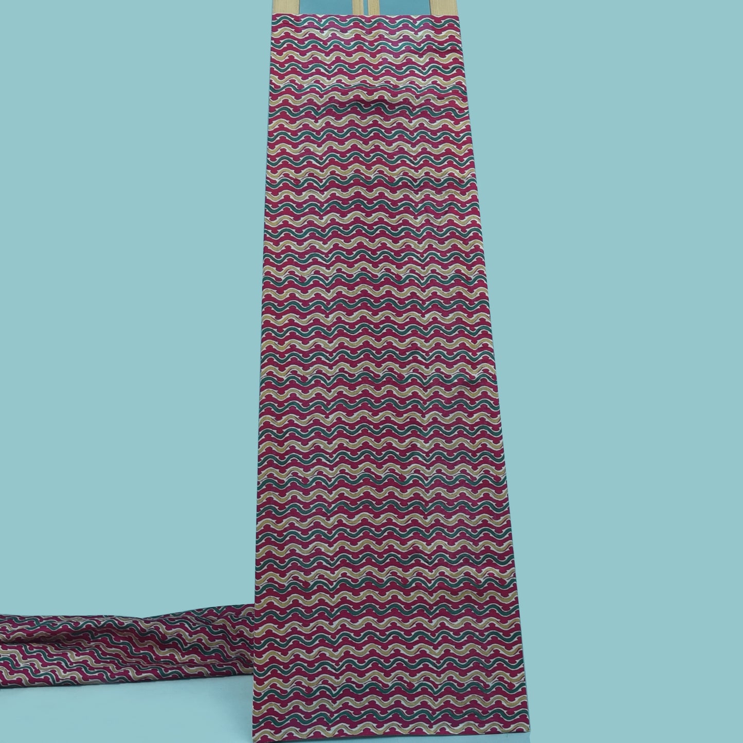 Multicolor Chanderi Print Fabric