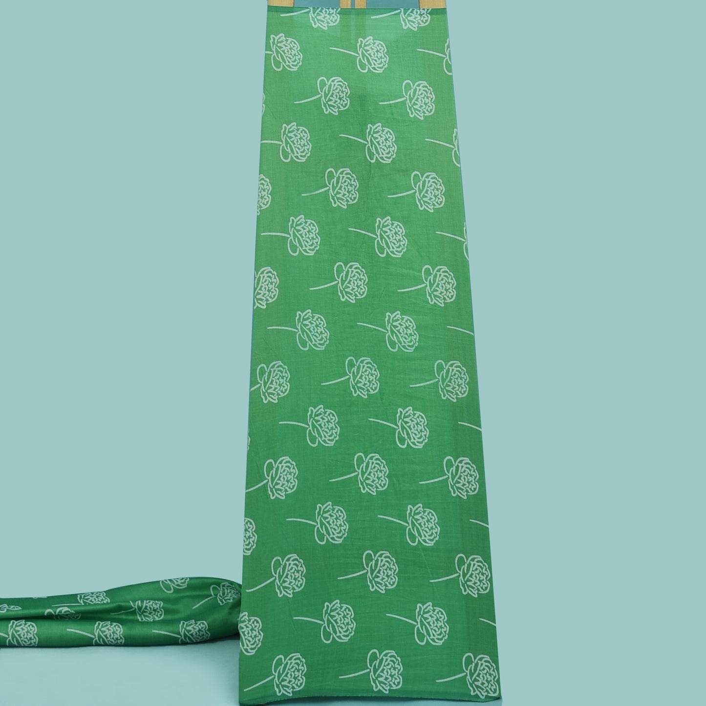 Multicolor Chanderi Print Fabric