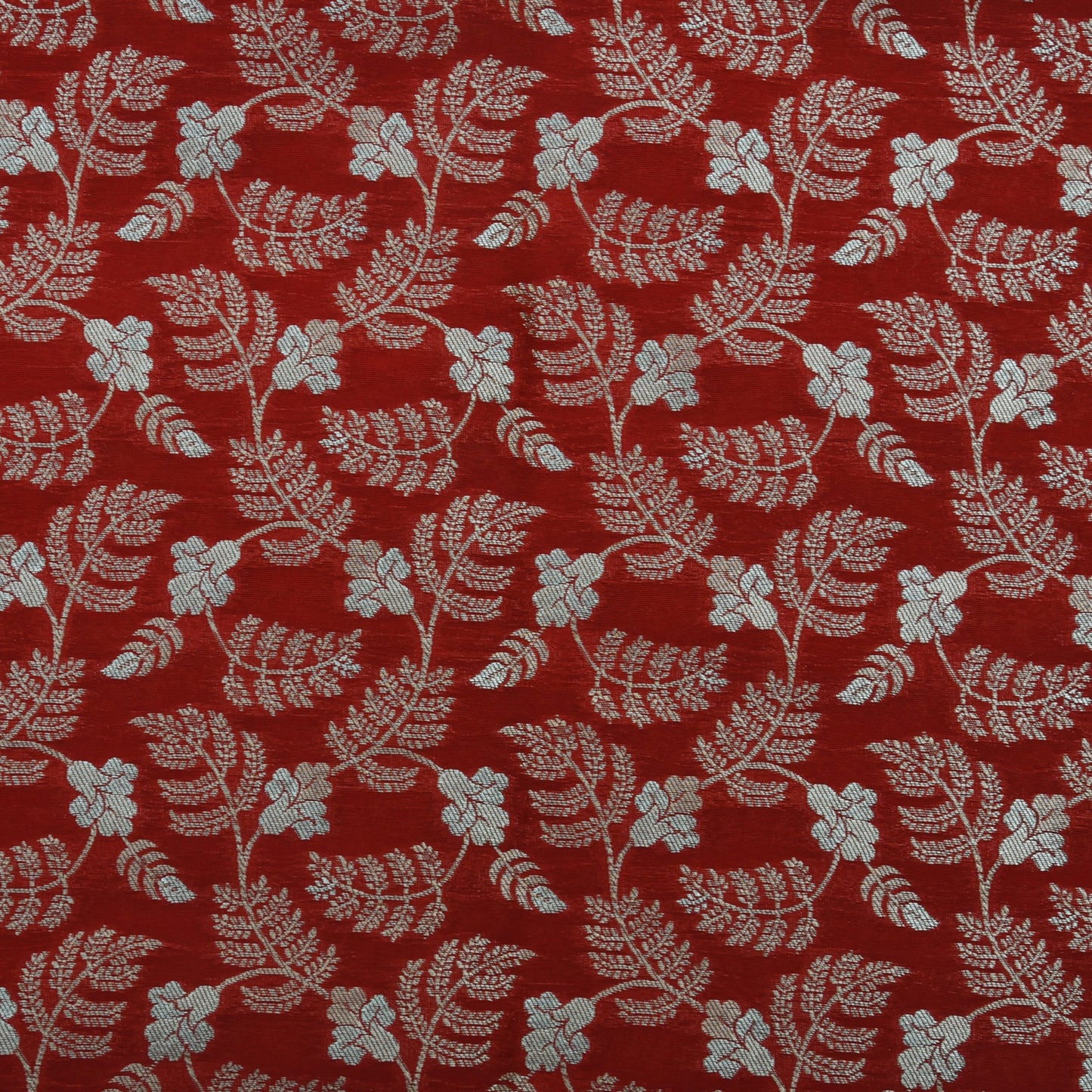 Red Color Kadwa Brocade Fabric