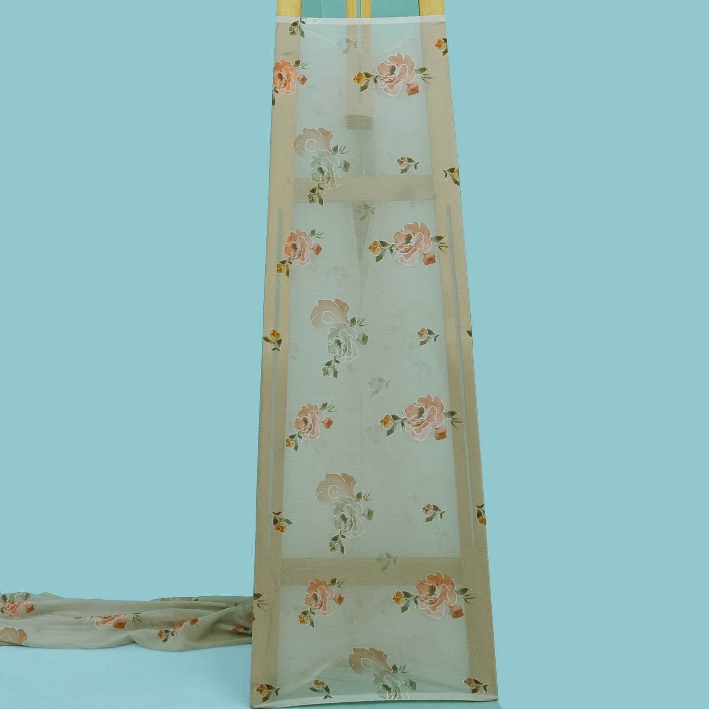 Multicolor Georgette Print Fabric