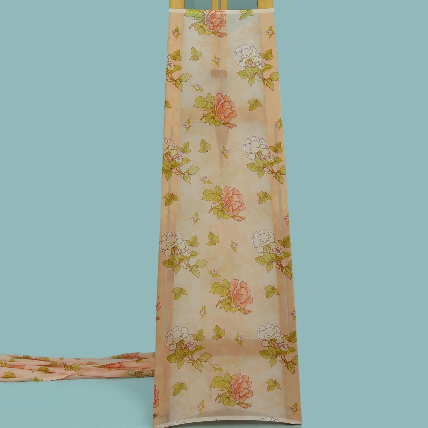 Multicolor Georgette Print Fabric