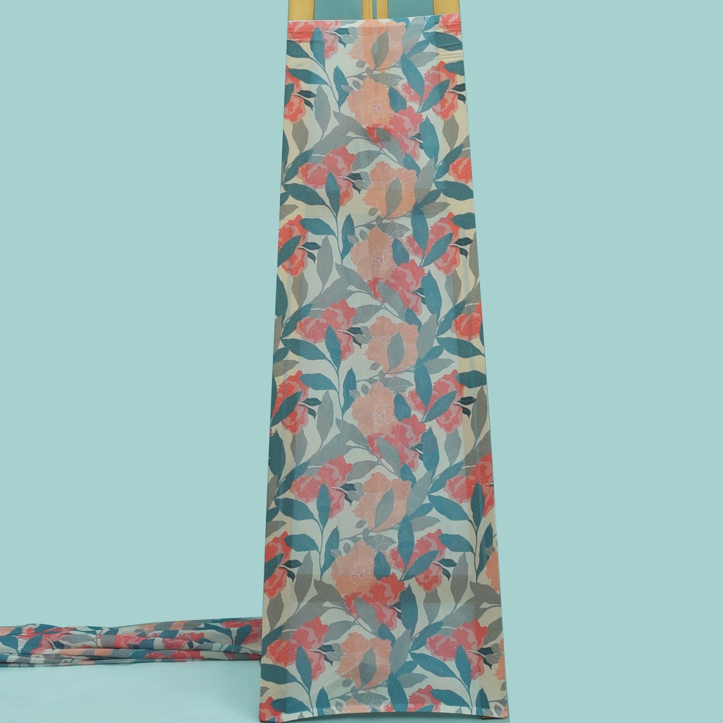 Multicolor Georgette Print Fabric