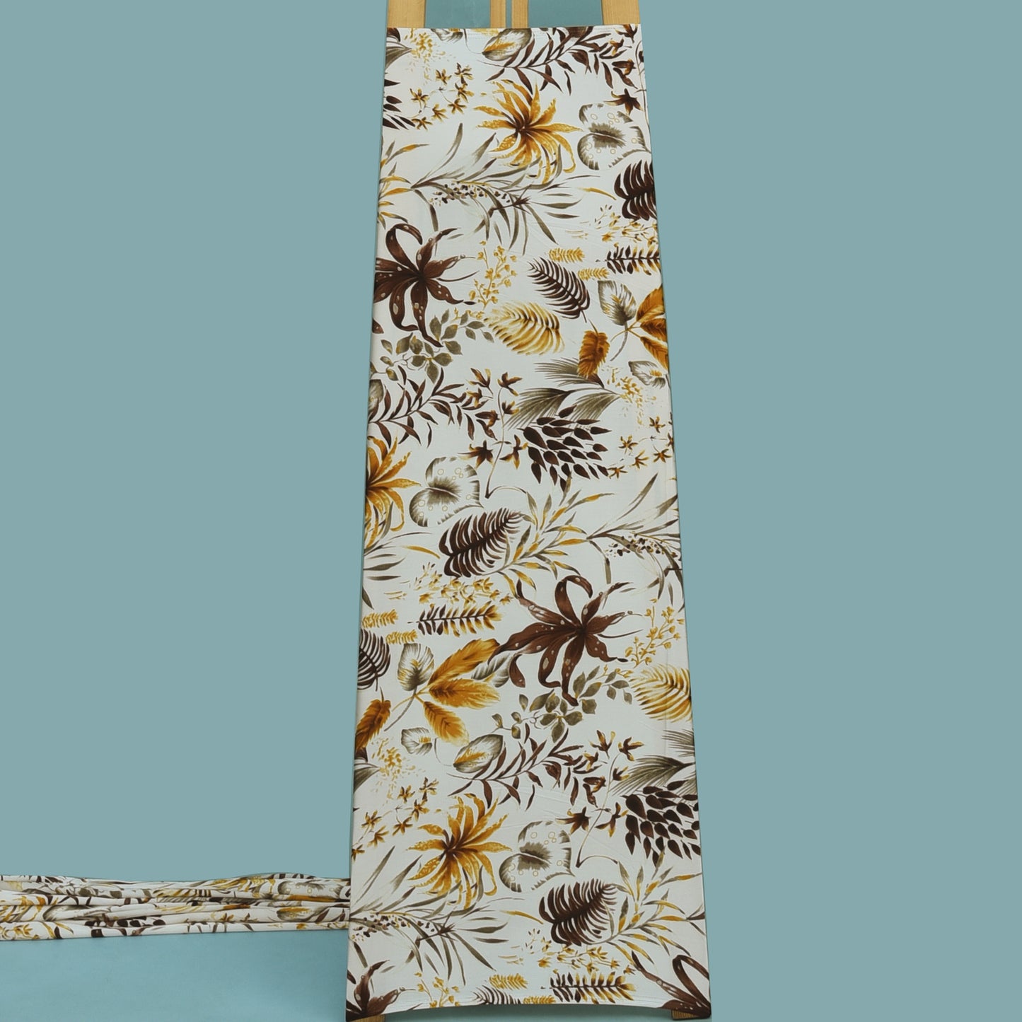 Multicolor Zara Satin Print Fabric