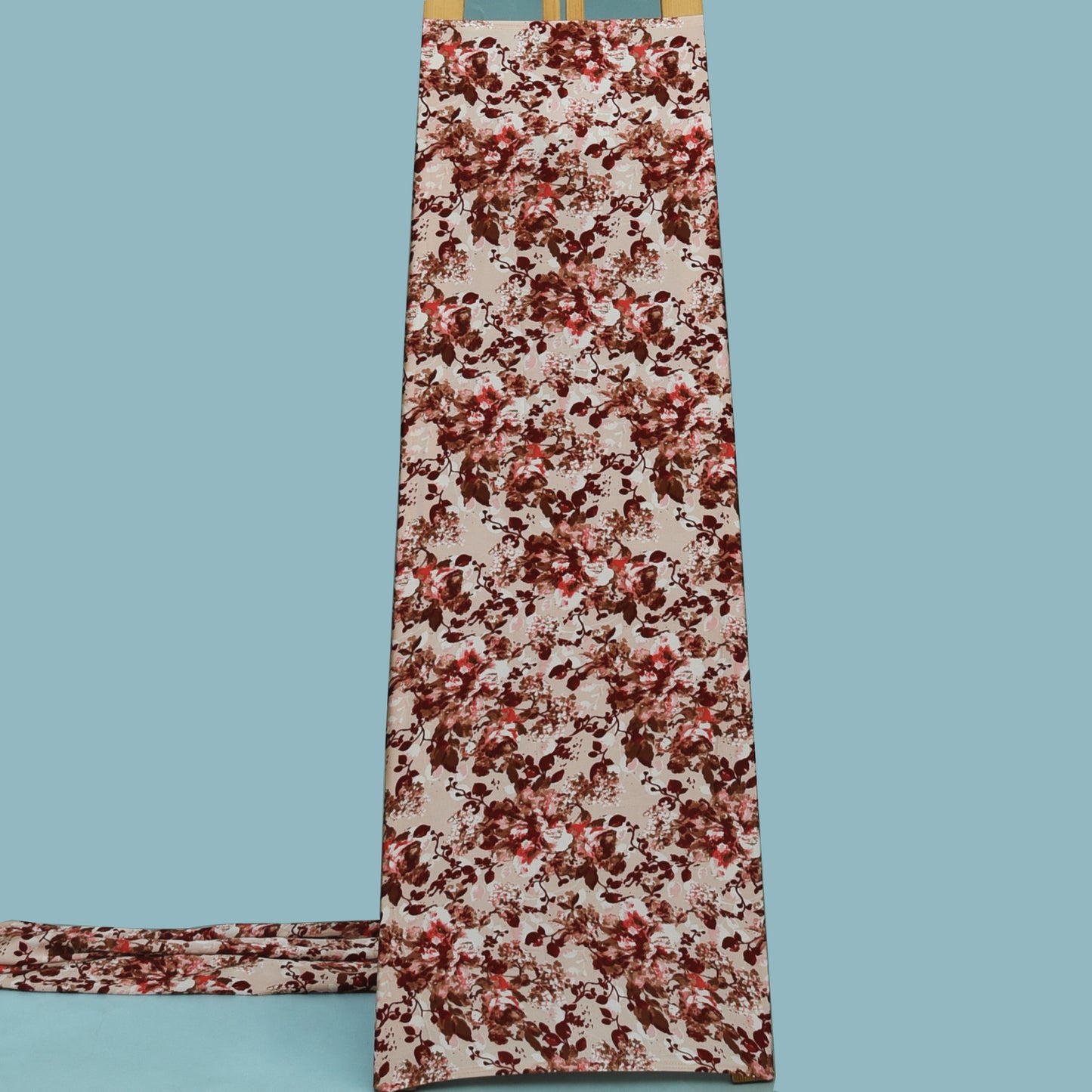 Multicolor Zara Satin Print Fabric