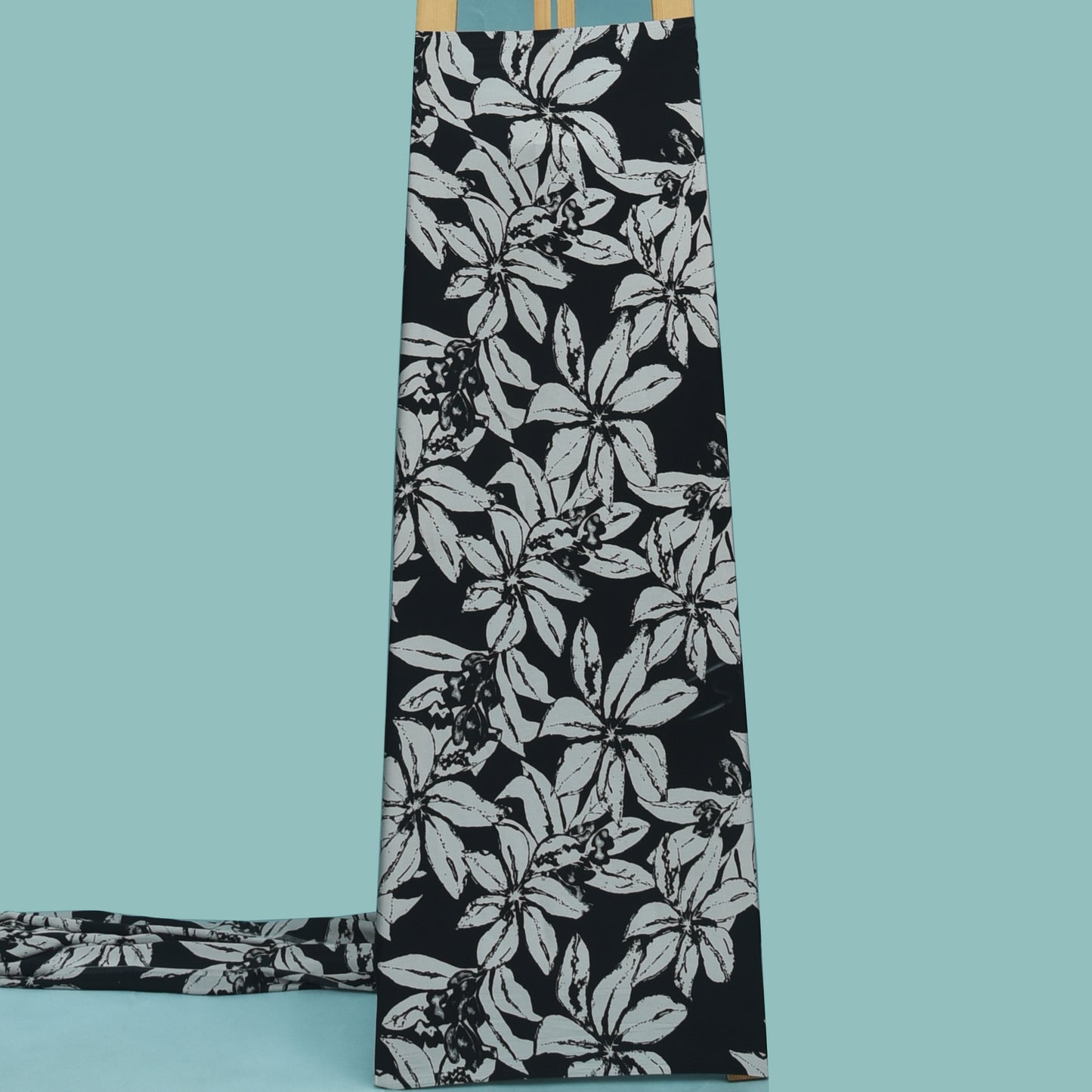 Multicolor Zara Satin Print Fabric