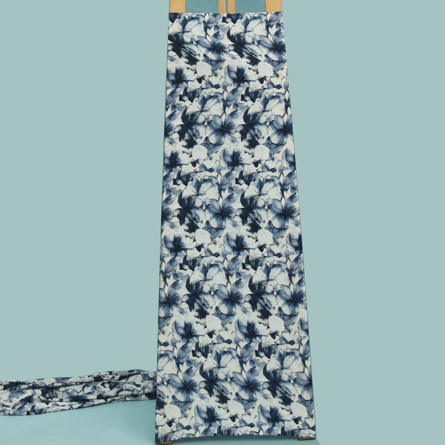 Multicolor Zara Satin Print Fabric