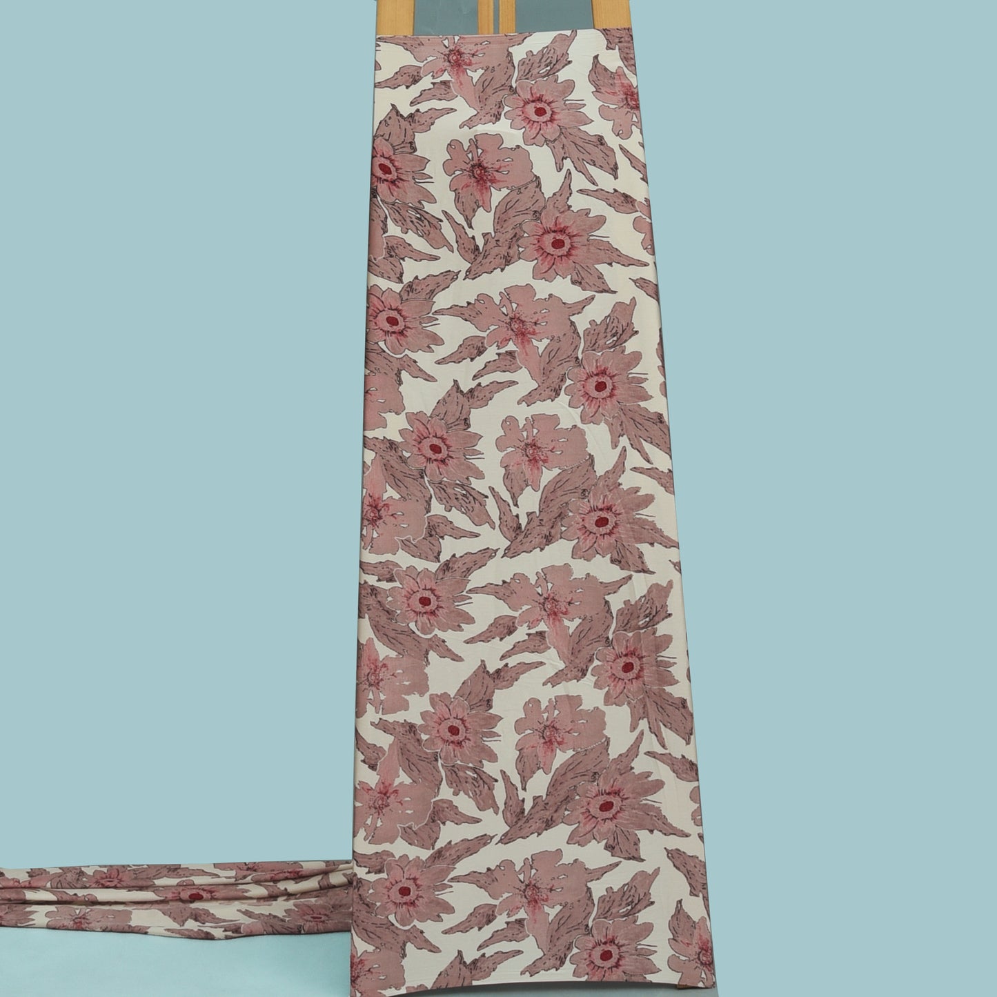 Multicolor Zara Satin Print Fabric