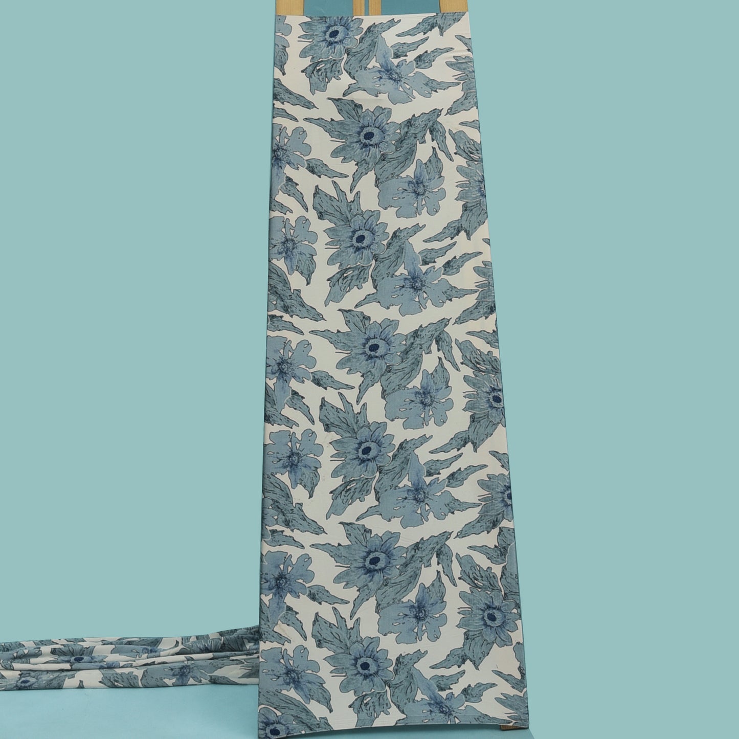 Multicolor Zara Satin Print Fabric