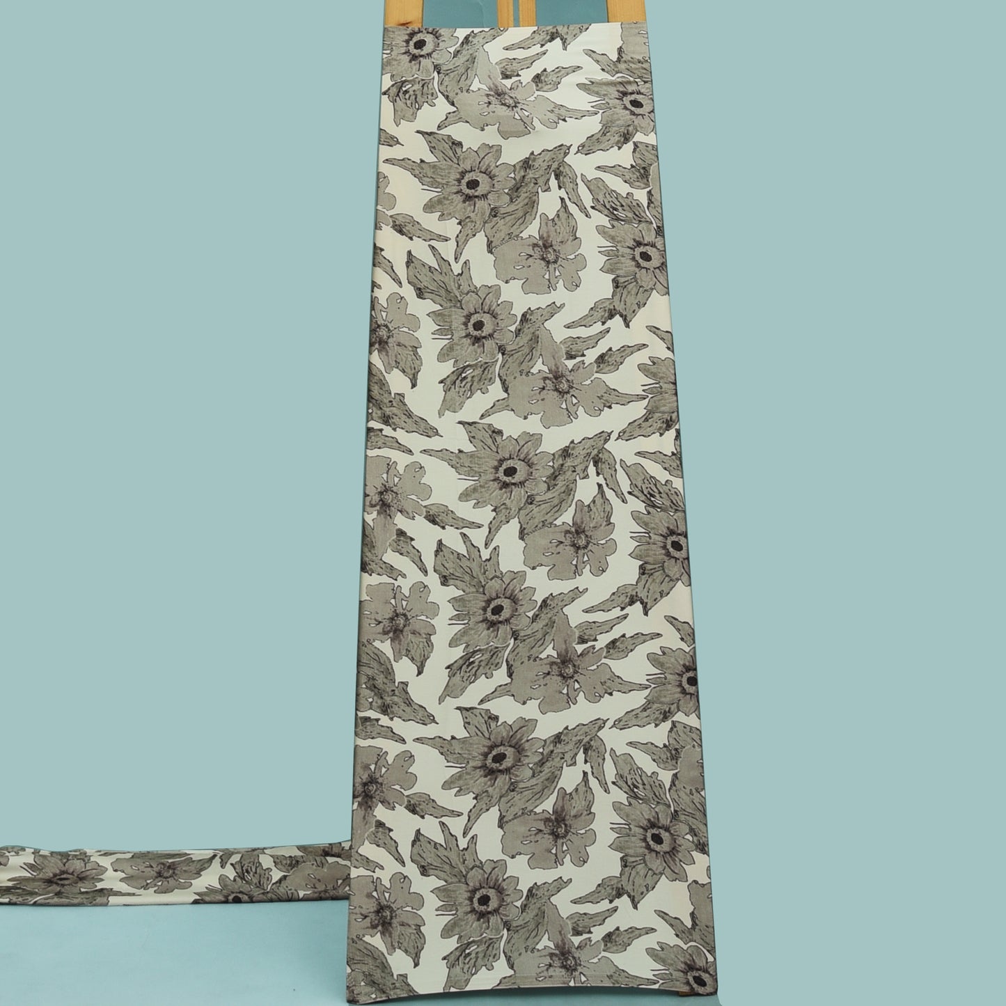 Multicolor Zara Satin Print Fabric