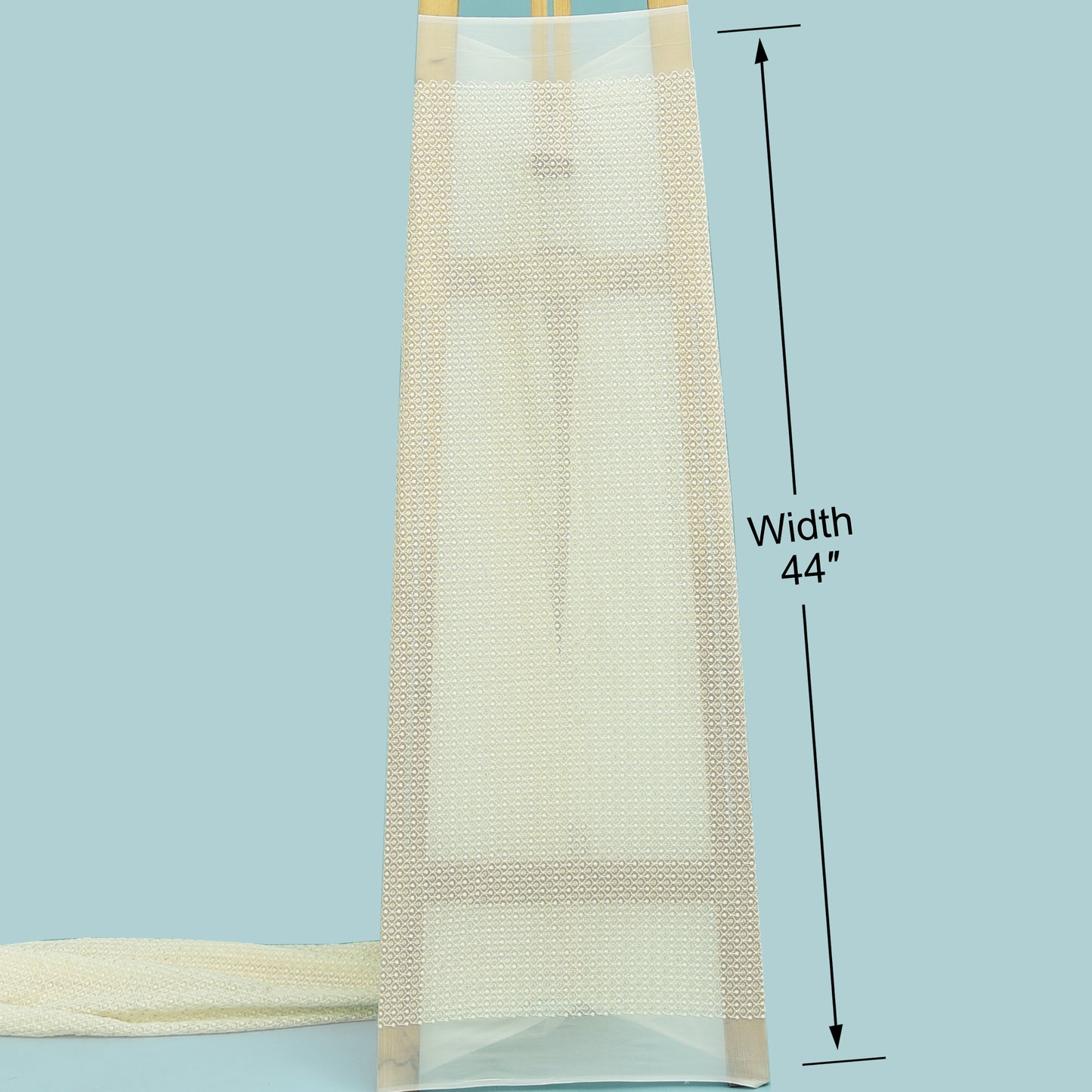 Dyeable Georgette Embroidery Fabric