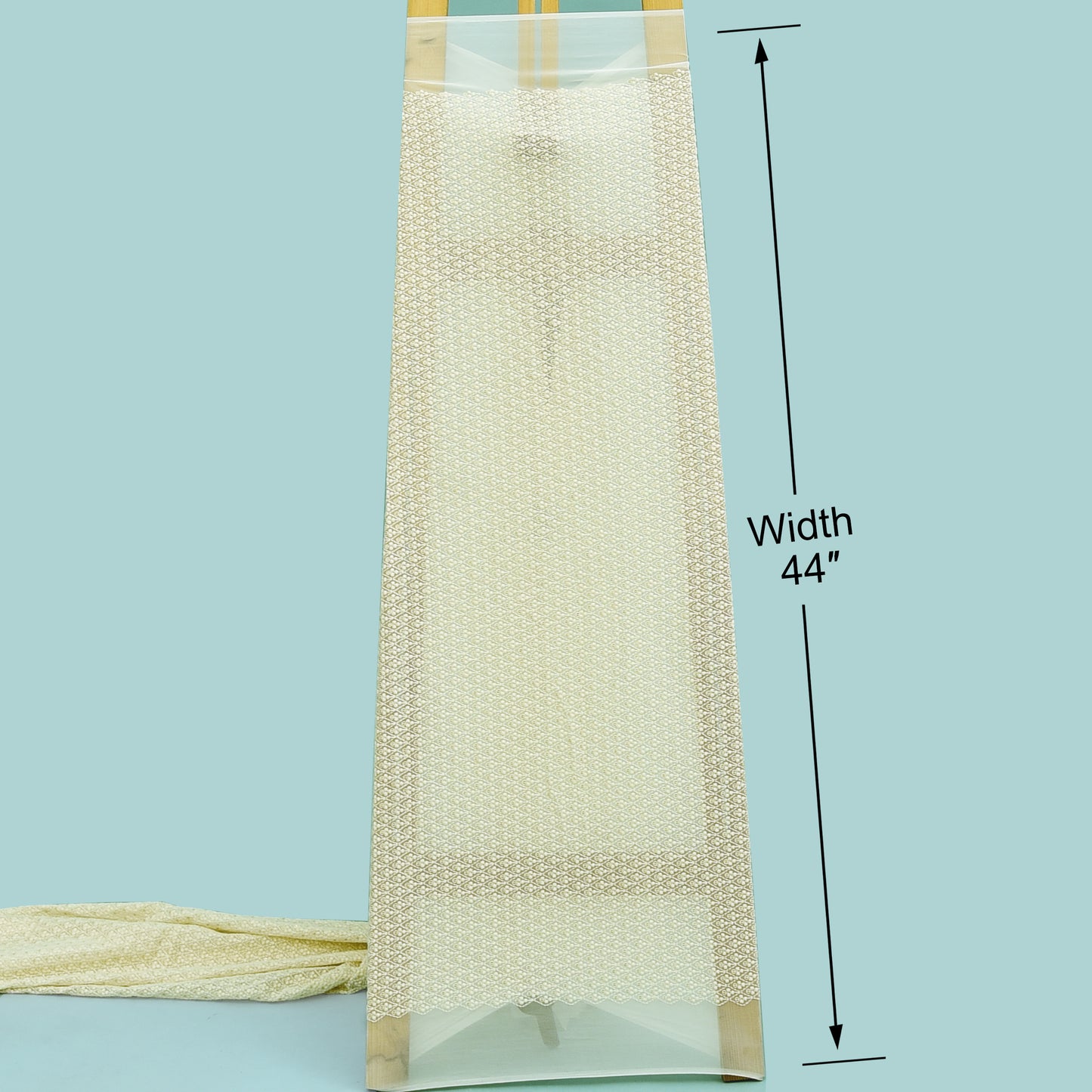 Dyeable Georgette Embroidery Fabric