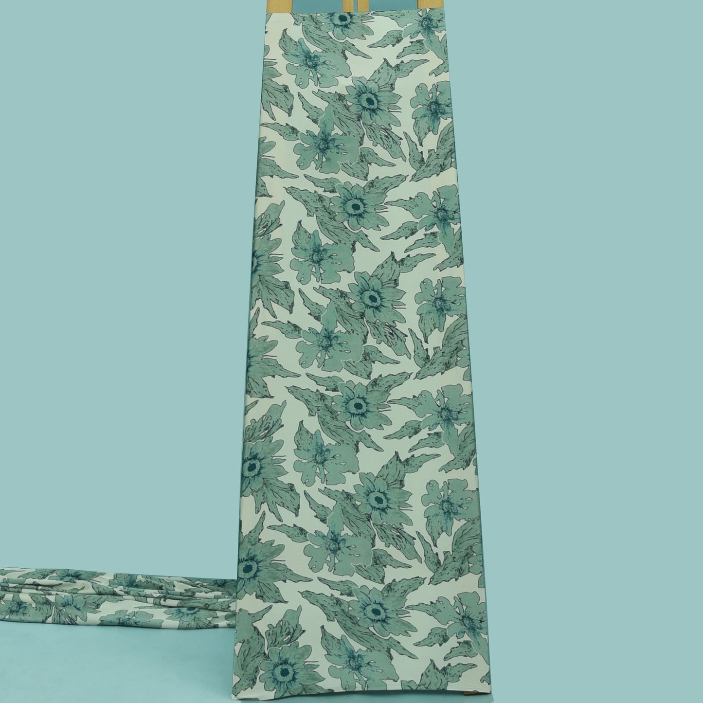 Multicolor Zara Satin Print Fabric