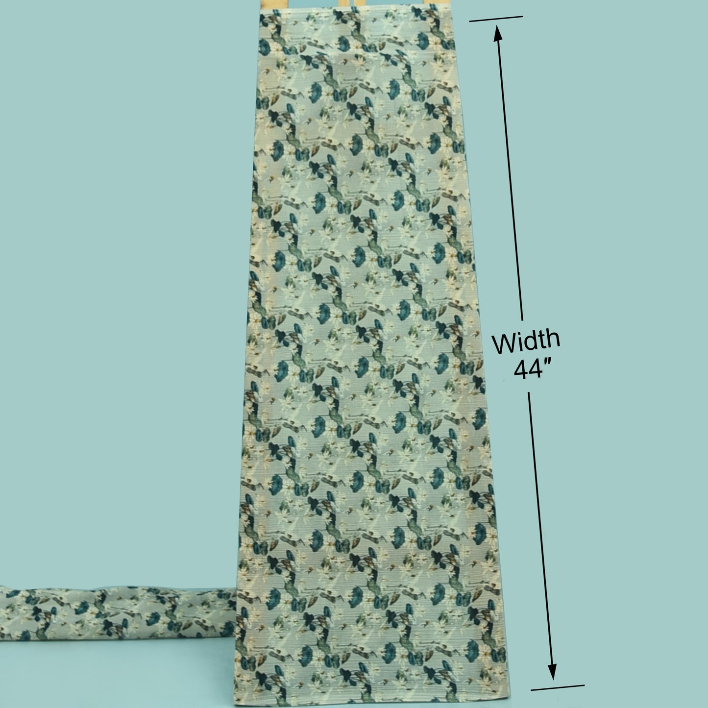 Multicolor Crush Chiffon Hydra Print Fabric