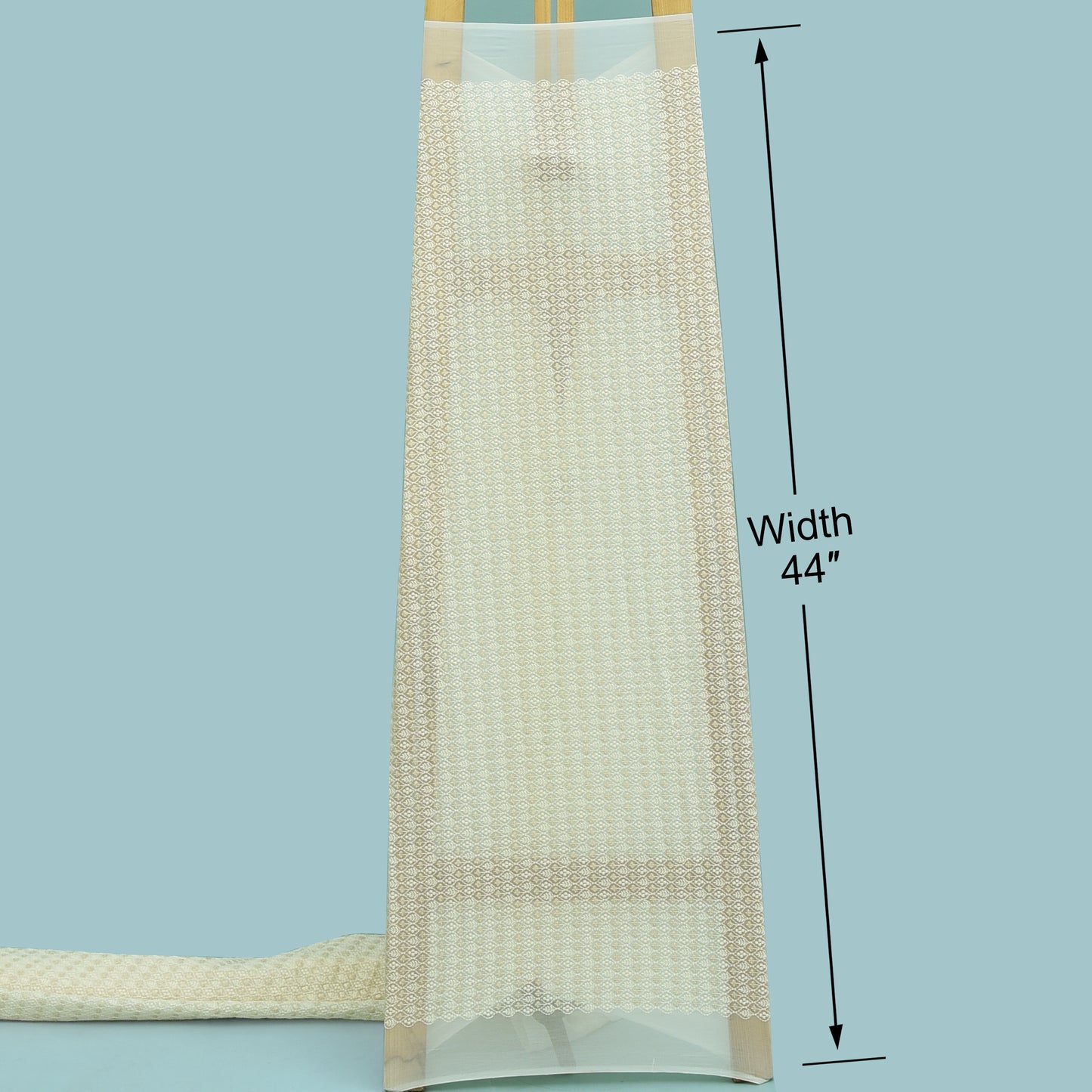 Dyeable Georgette Embroidery Fabric