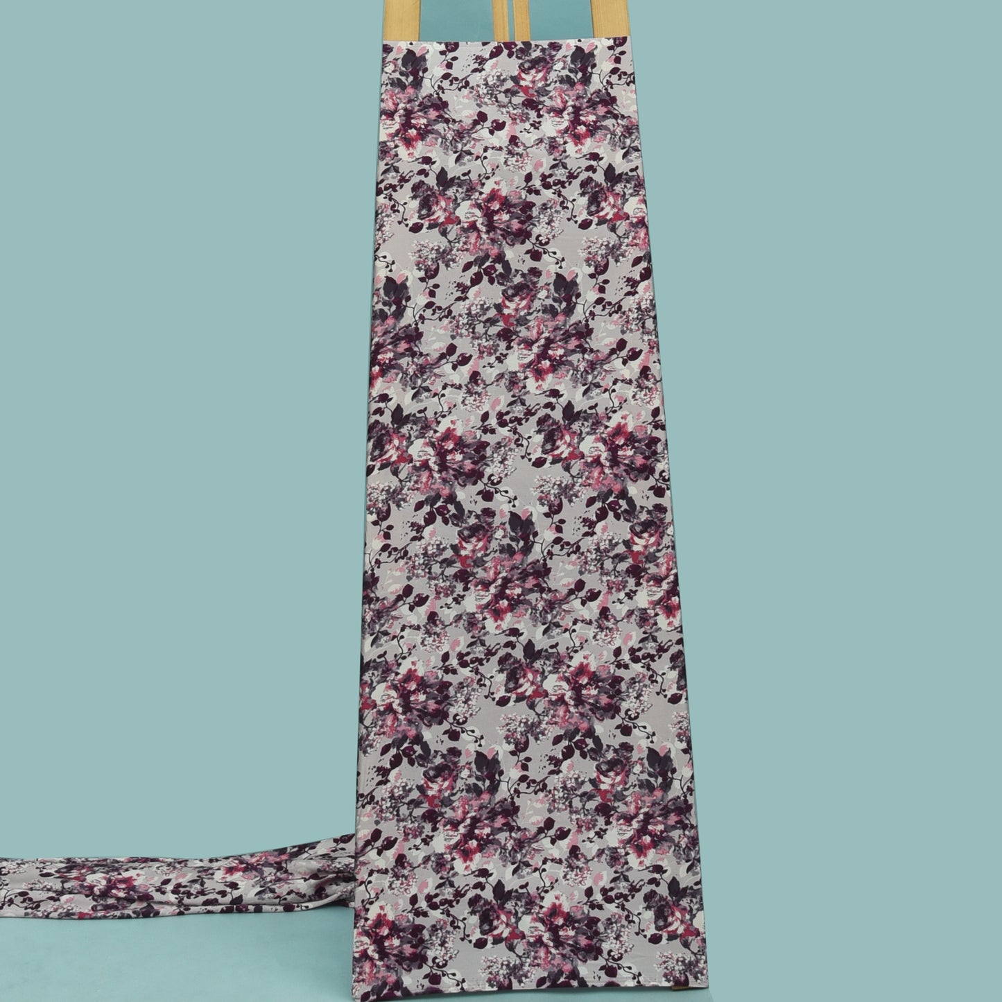 Multicolor Zara Satin Print Fabric