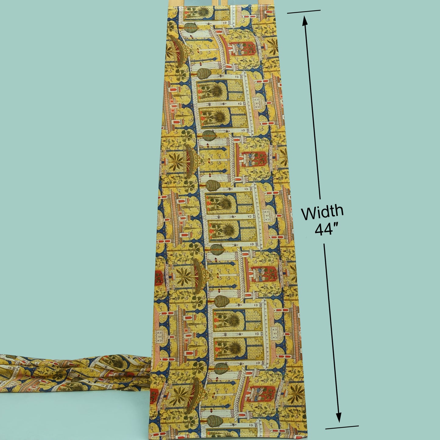 Multicolor Crush Chiffon Hydra Print Fabric