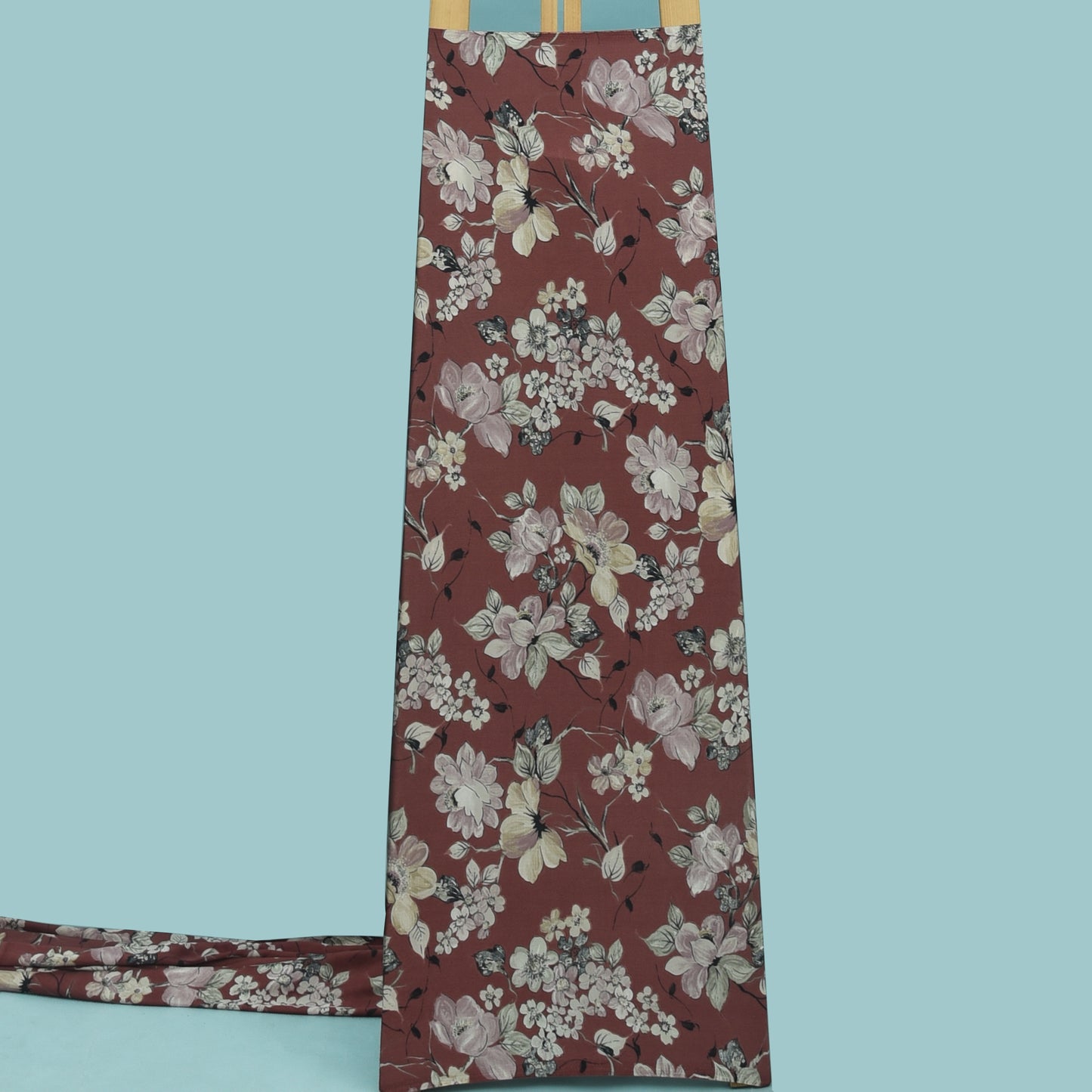 Multicolor Zara Satin Print Fabric