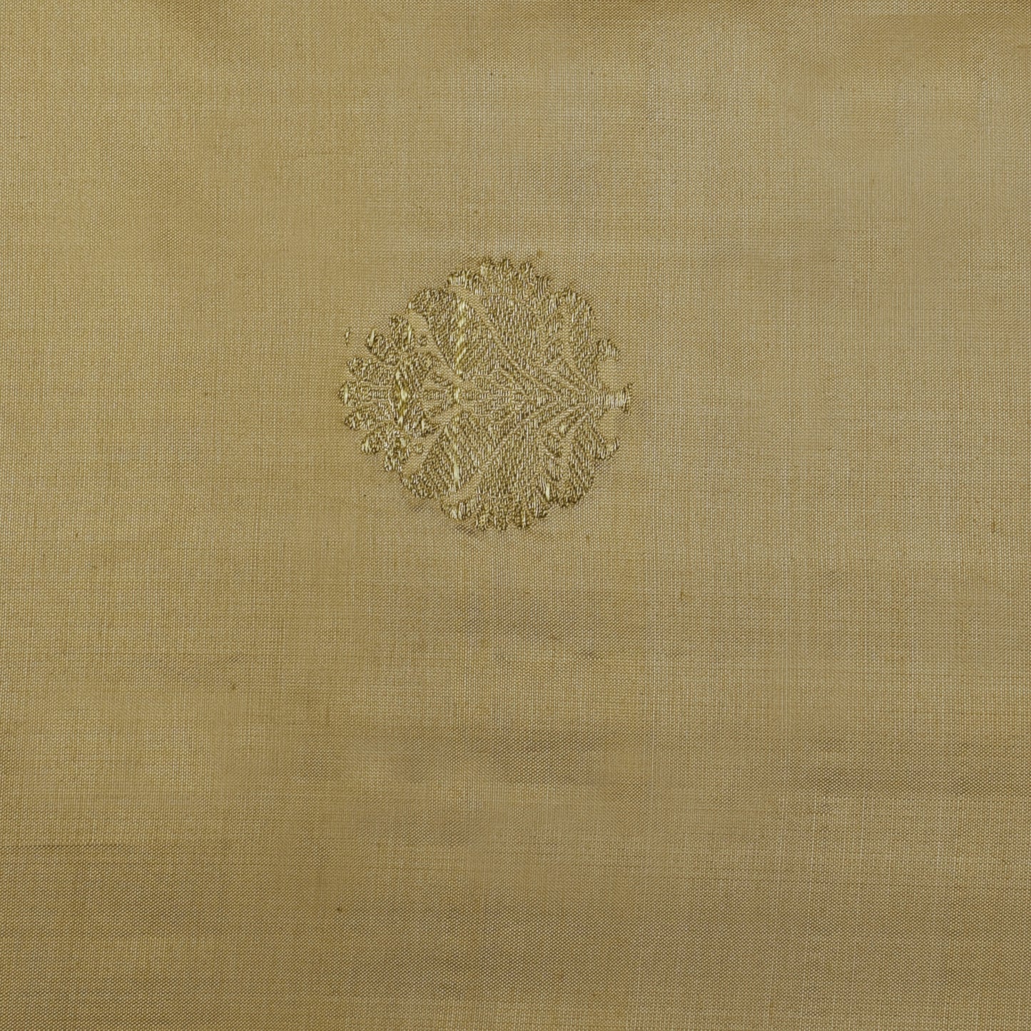 Beige Color Silk Booti Brocade Fabric