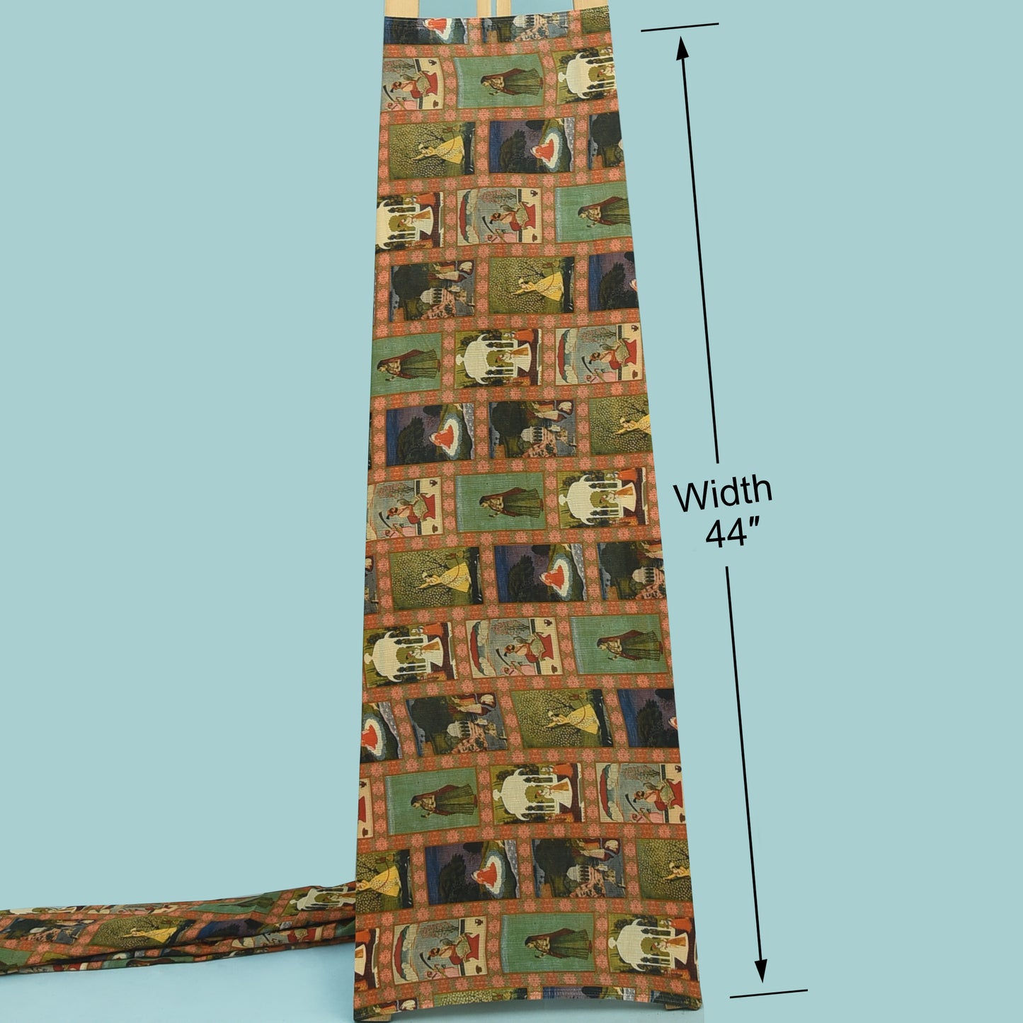 Multicolor Crush Chiffon Hydra Print Fabric