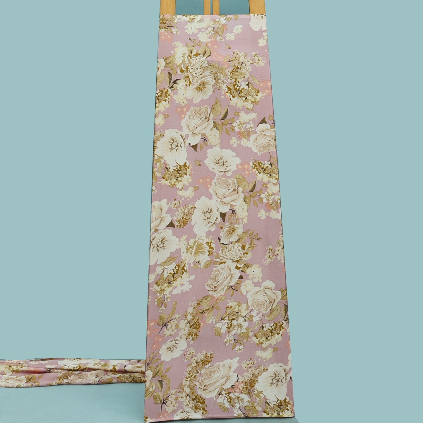 Multicolor Zara Satin Print Fabric