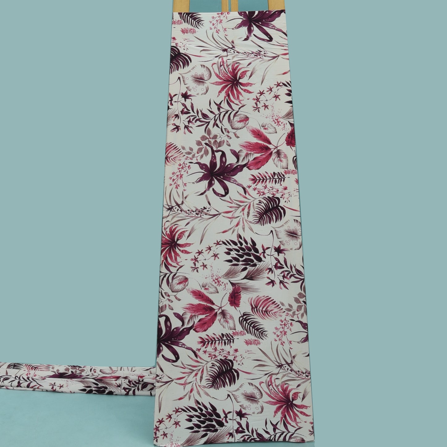 Multicolor Zara Satin Print Fabric