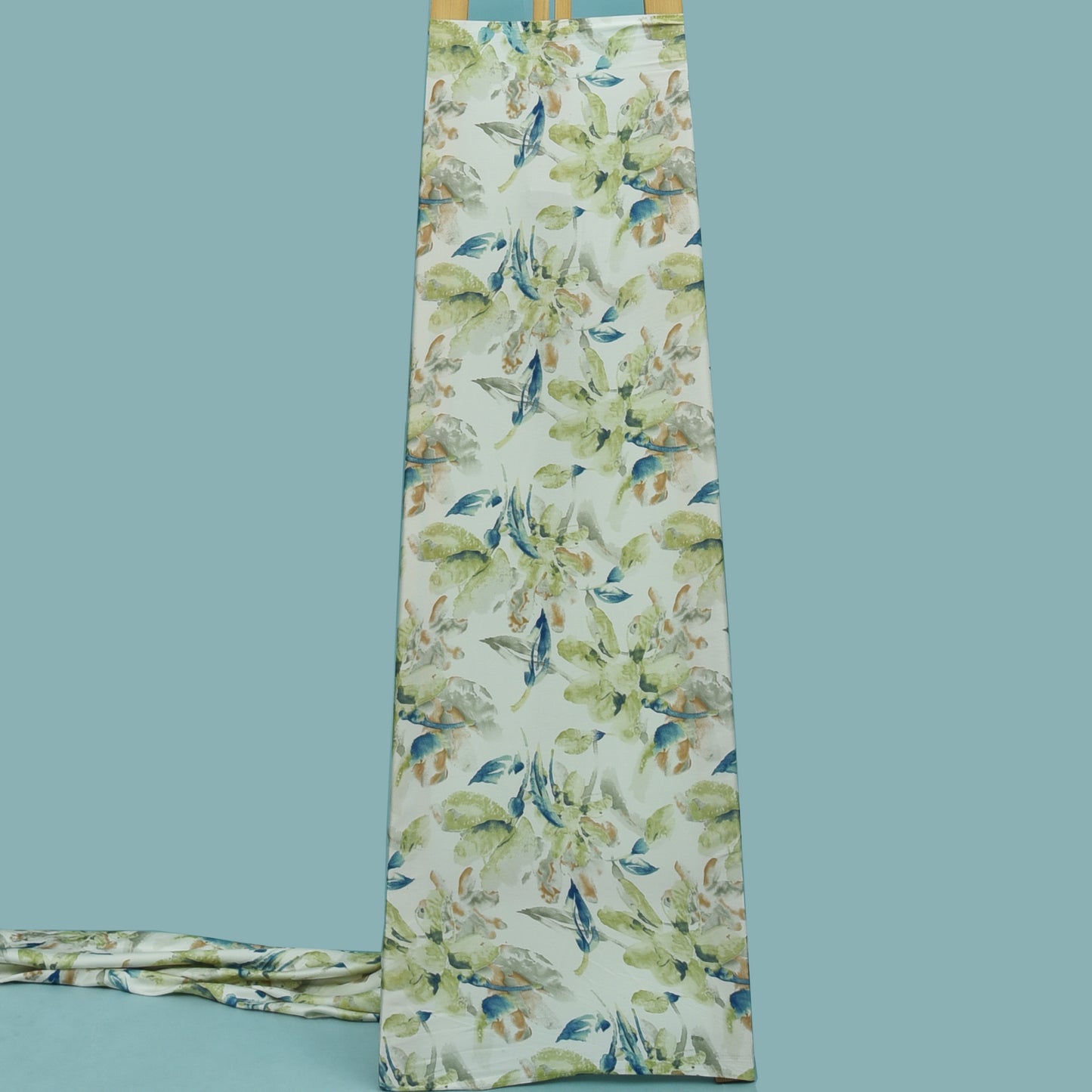 Multicolor Zara Satin Print Fabric