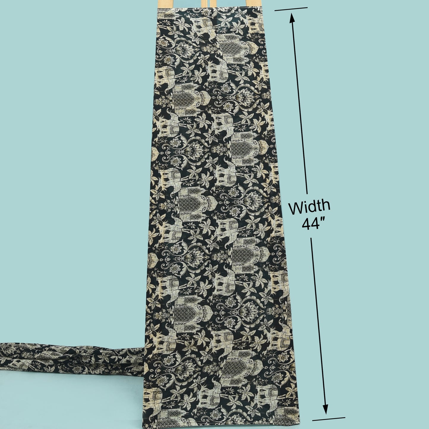 Multicolor Chinon Crush Hydra Print Fabric