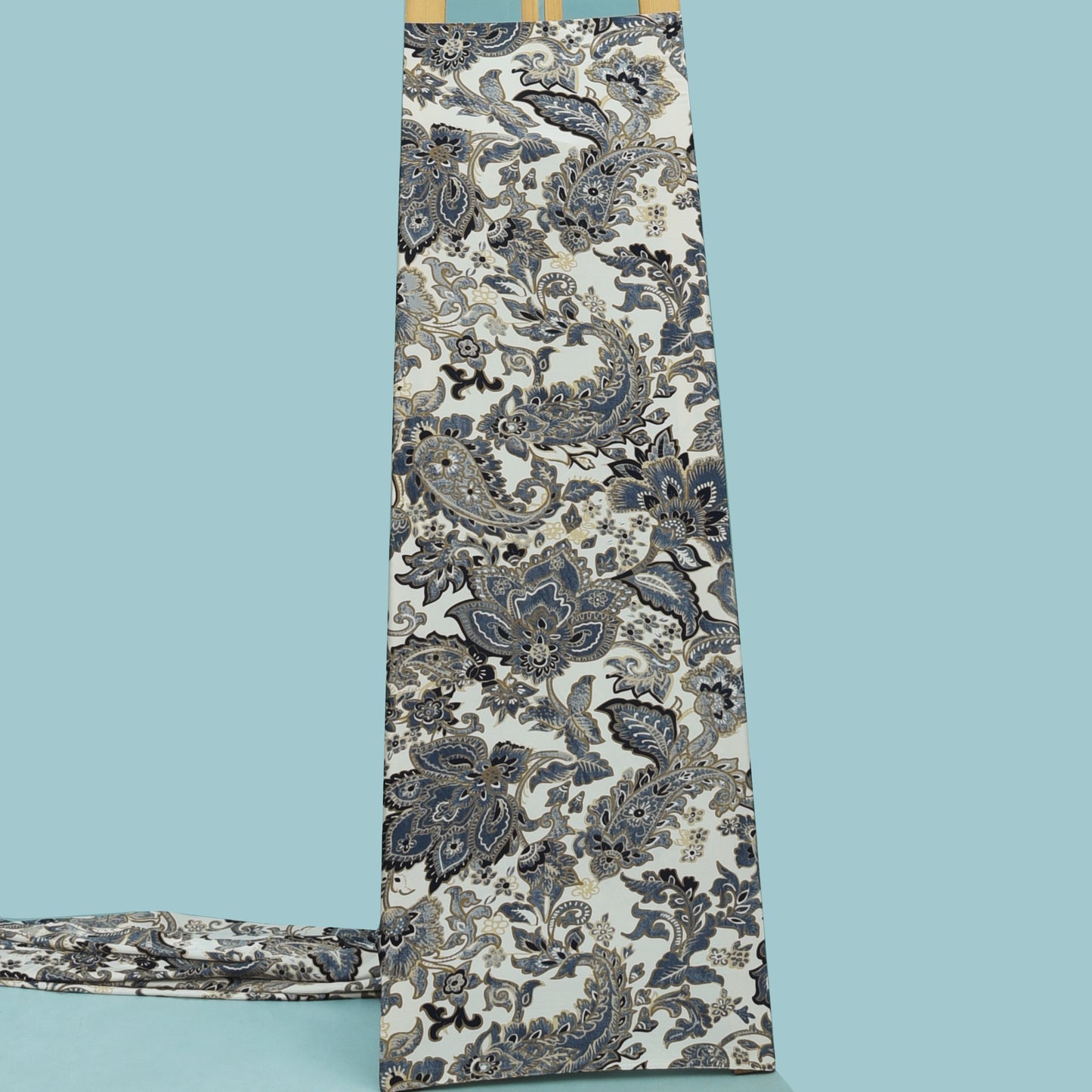 Multicolor Zara Satin Print Fabric