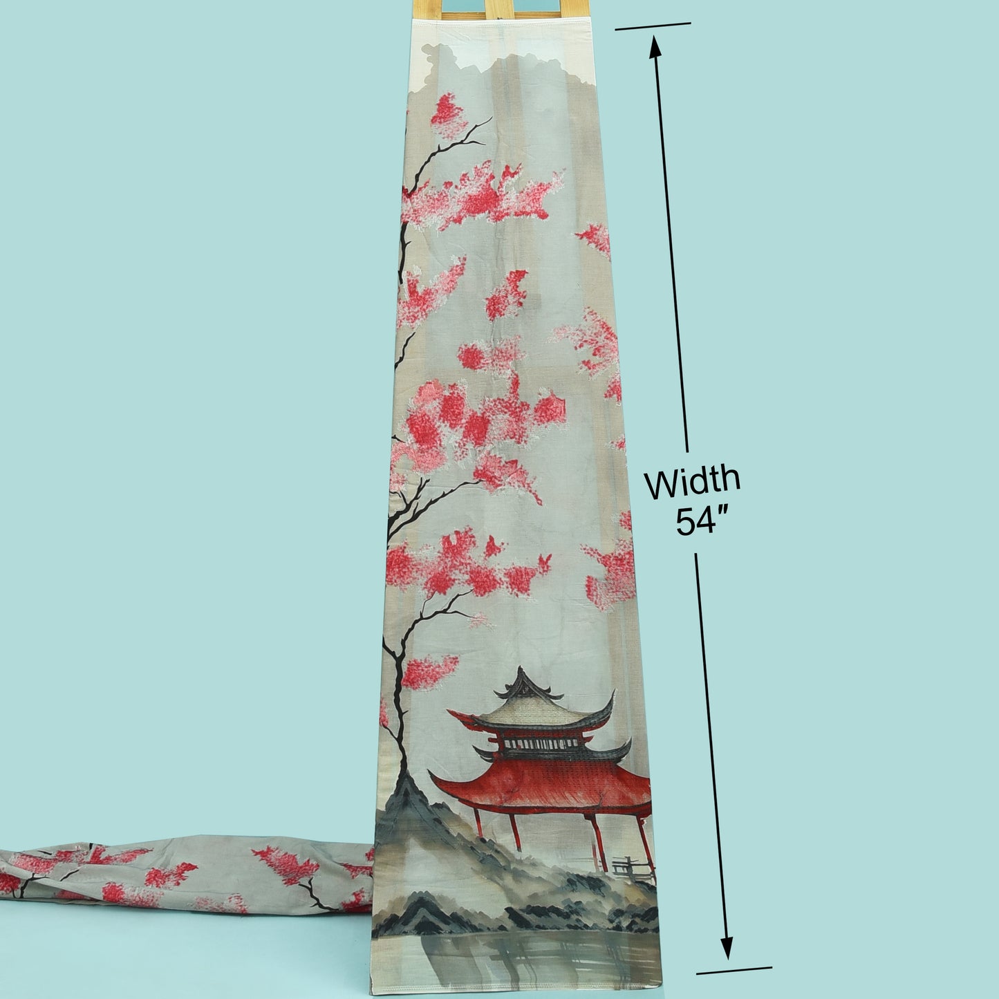 Cotton Position Print Embroidery Fabric