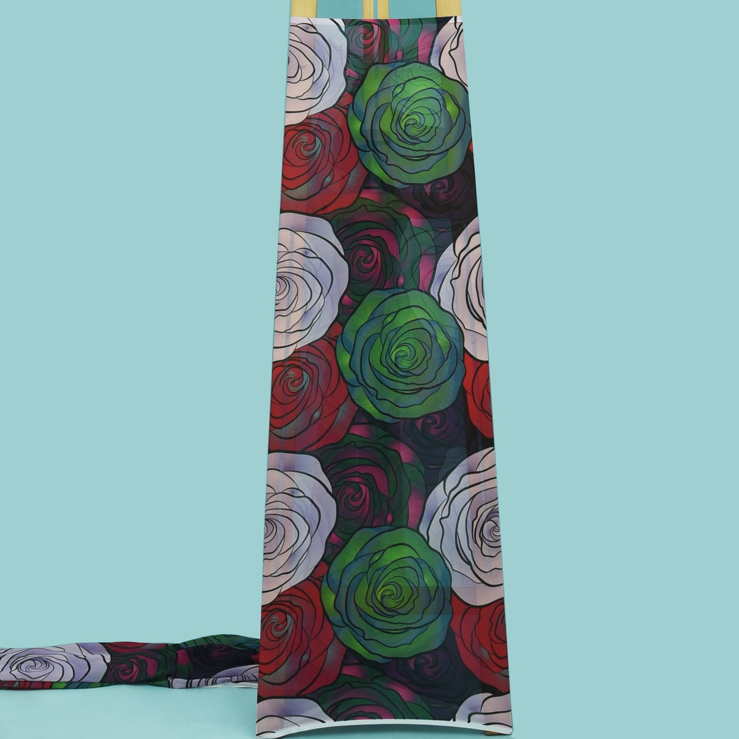 Multicolor Georgette Print Fabric