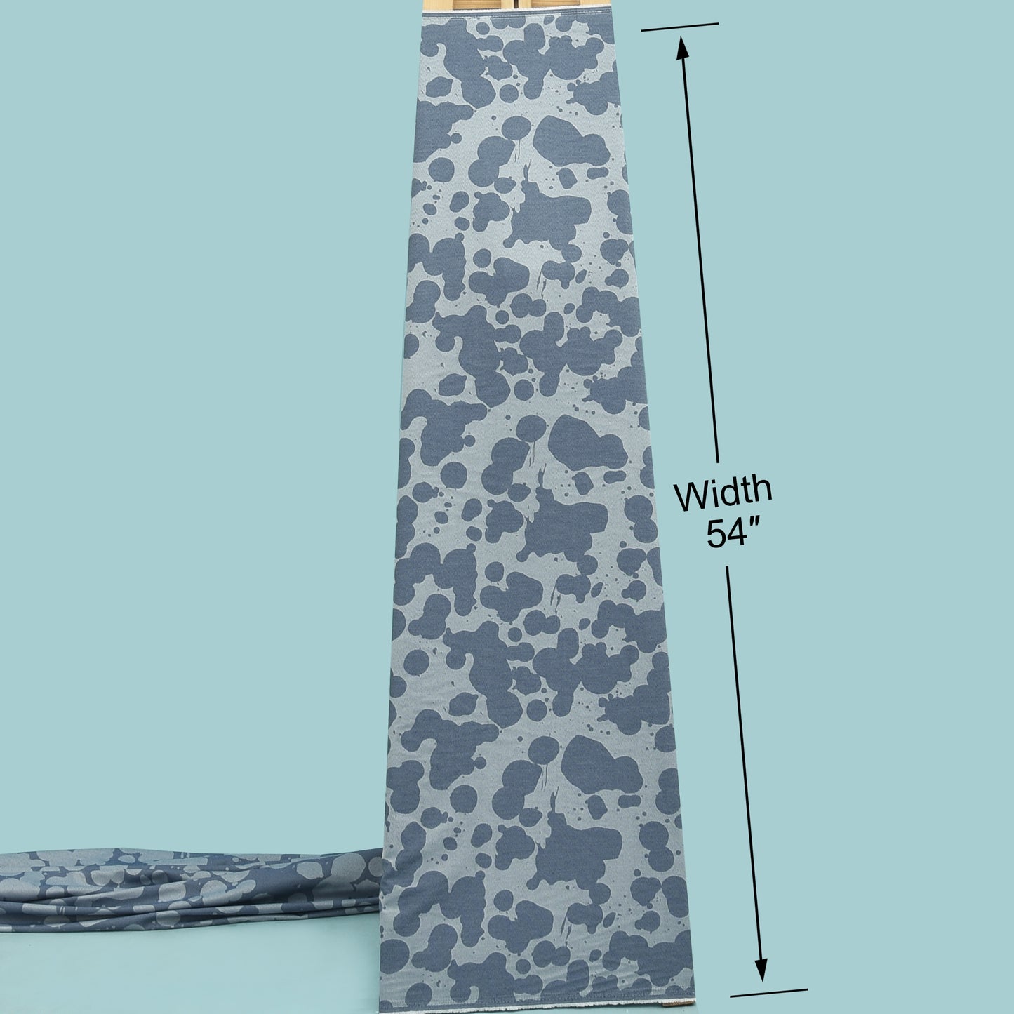 Colored Denim Print Fabric