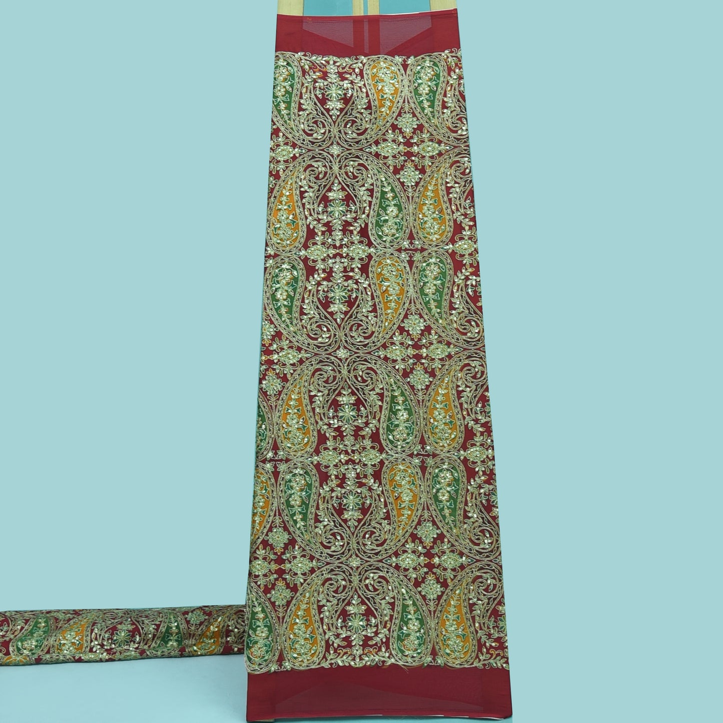 Chinon Position Print Embroidery Fabric